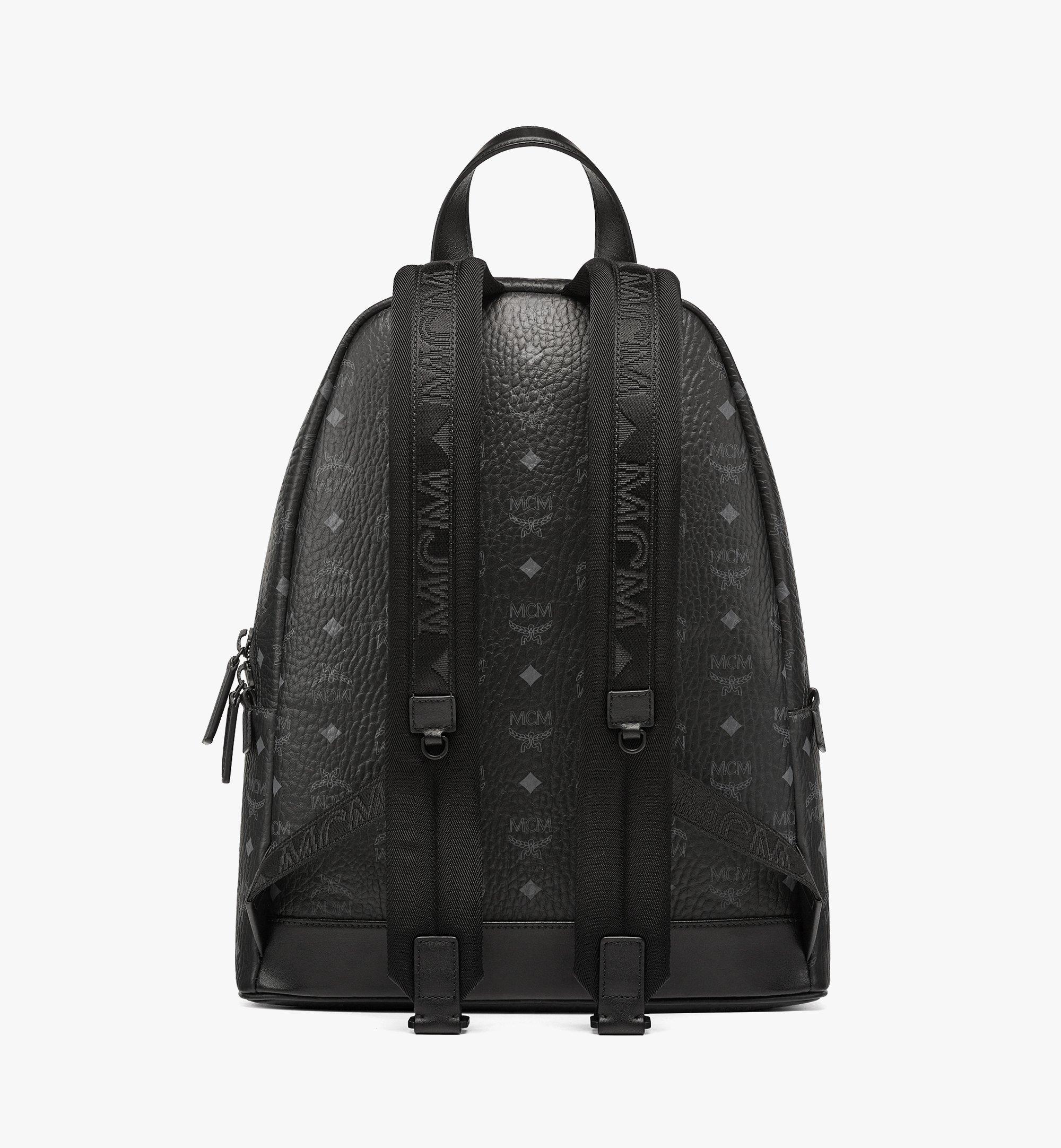 Medium Stark Backpack in Visetos Black MCM JP