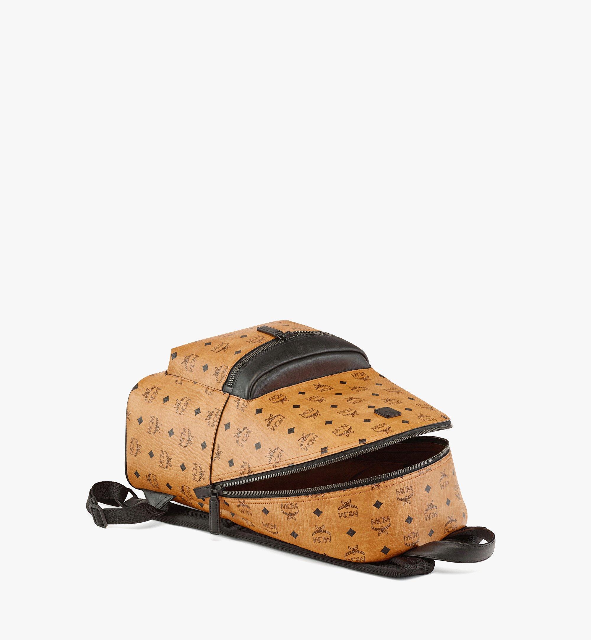 MCM Stark Backpack in Visetos Cognac MMKCSVE01CO001 Alternate View 2
