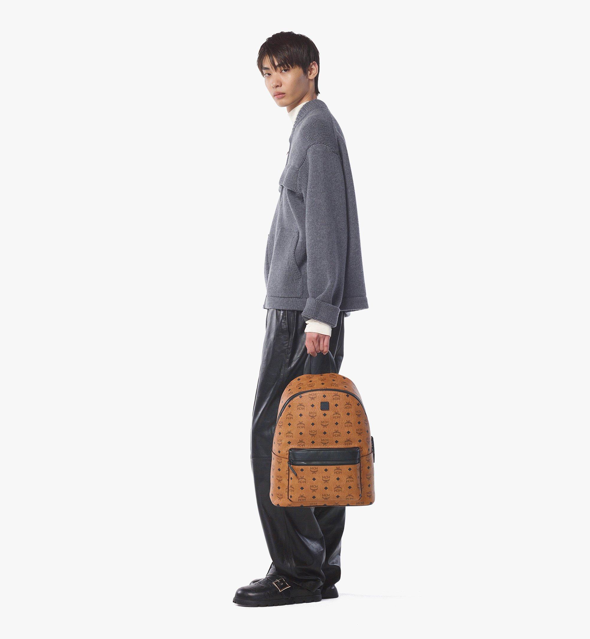 Medium Stark Backpack in Visetos Cognac MCM JP