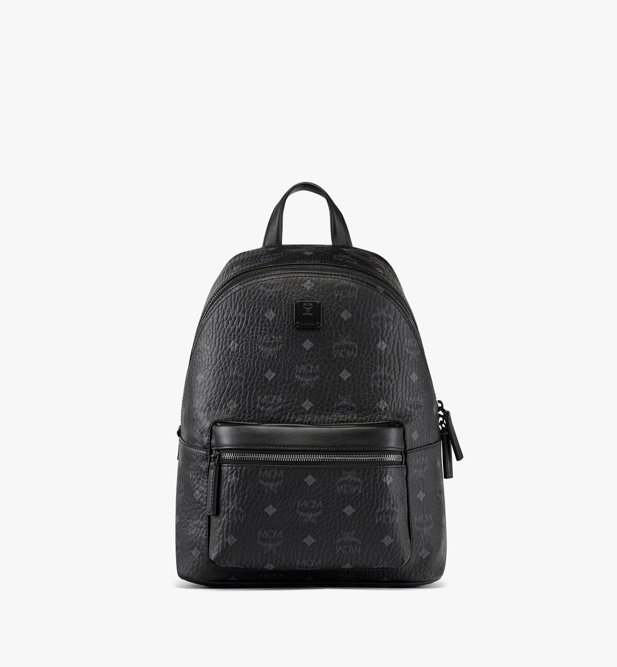 Small Stark Backpack in Visetos Black