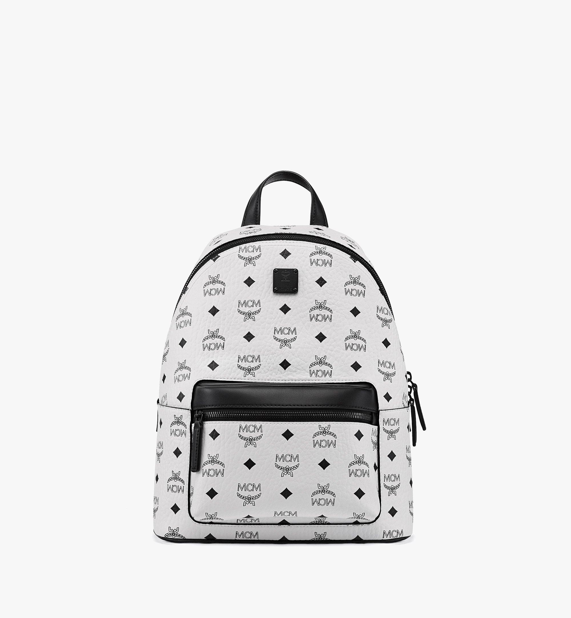 Mcm Stark Small Backpack - White