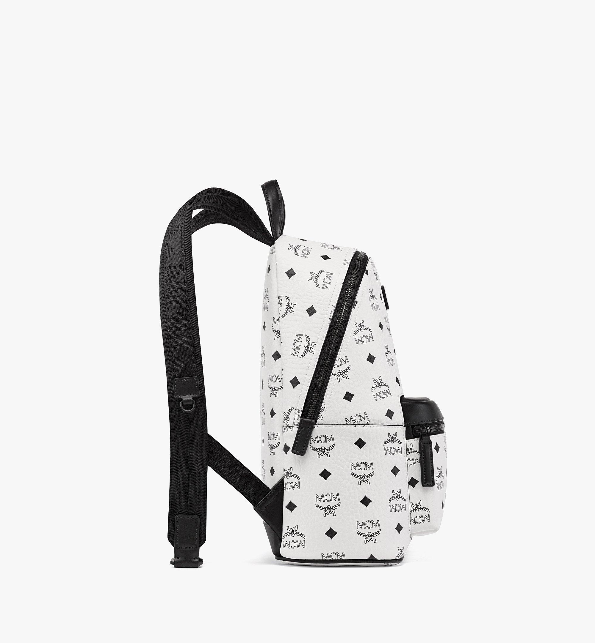 Mcm Stark Small Backpack - White