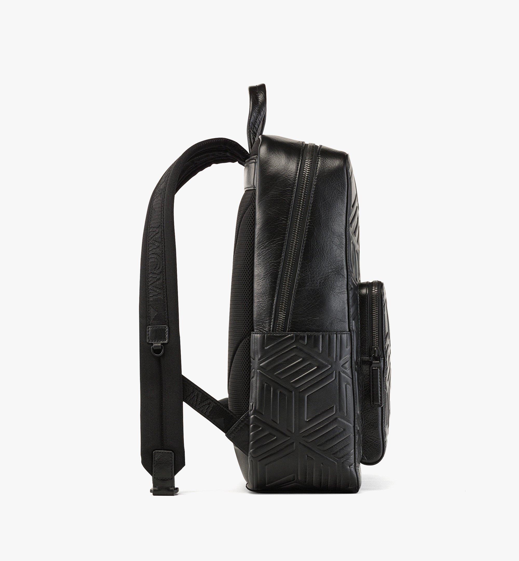 Mcm Luft Hoodie Backpack in Nylon - Black - Backpacks