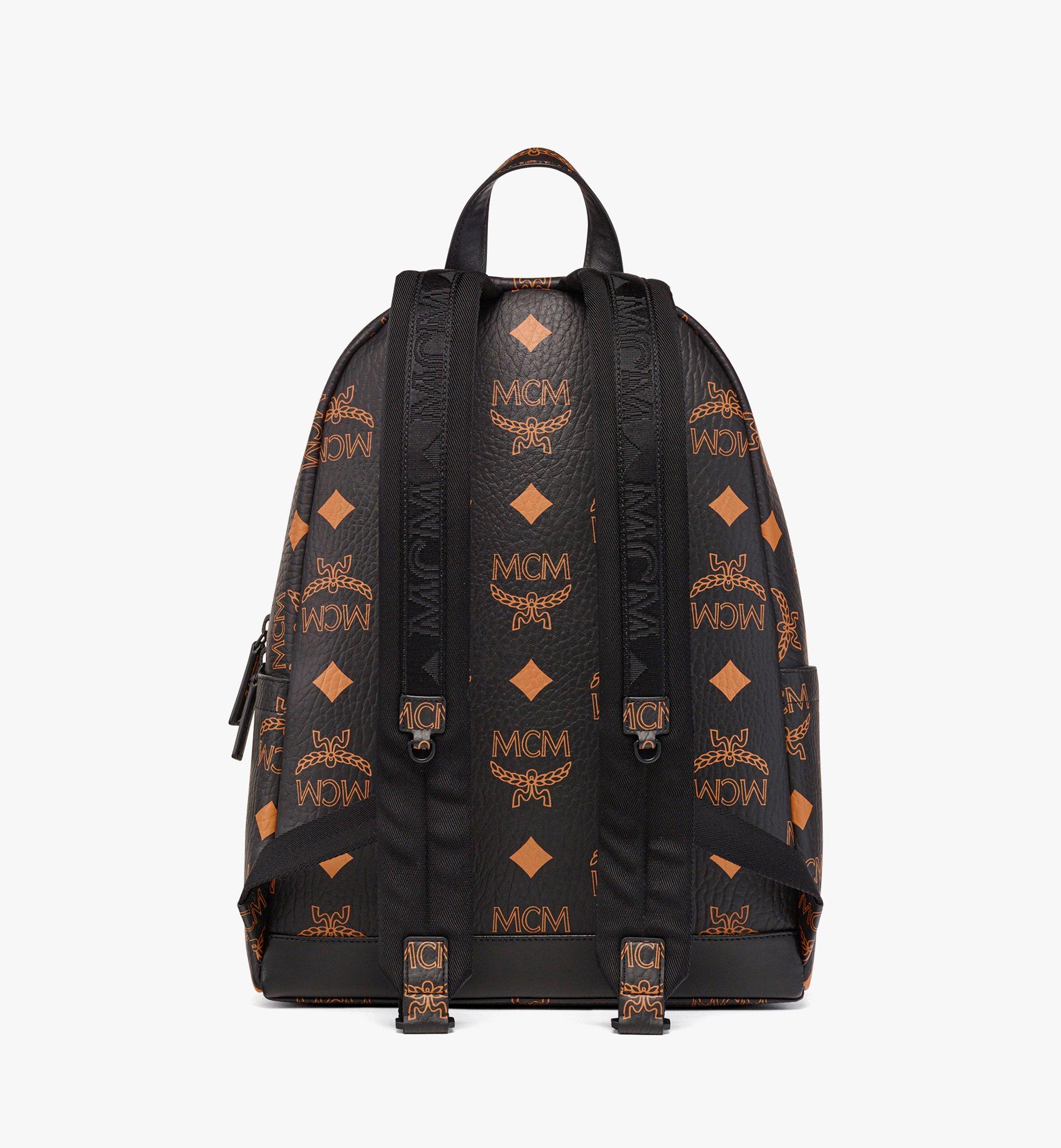 MCM Medium Stark Backpack in Visetos and Nappa Leather –