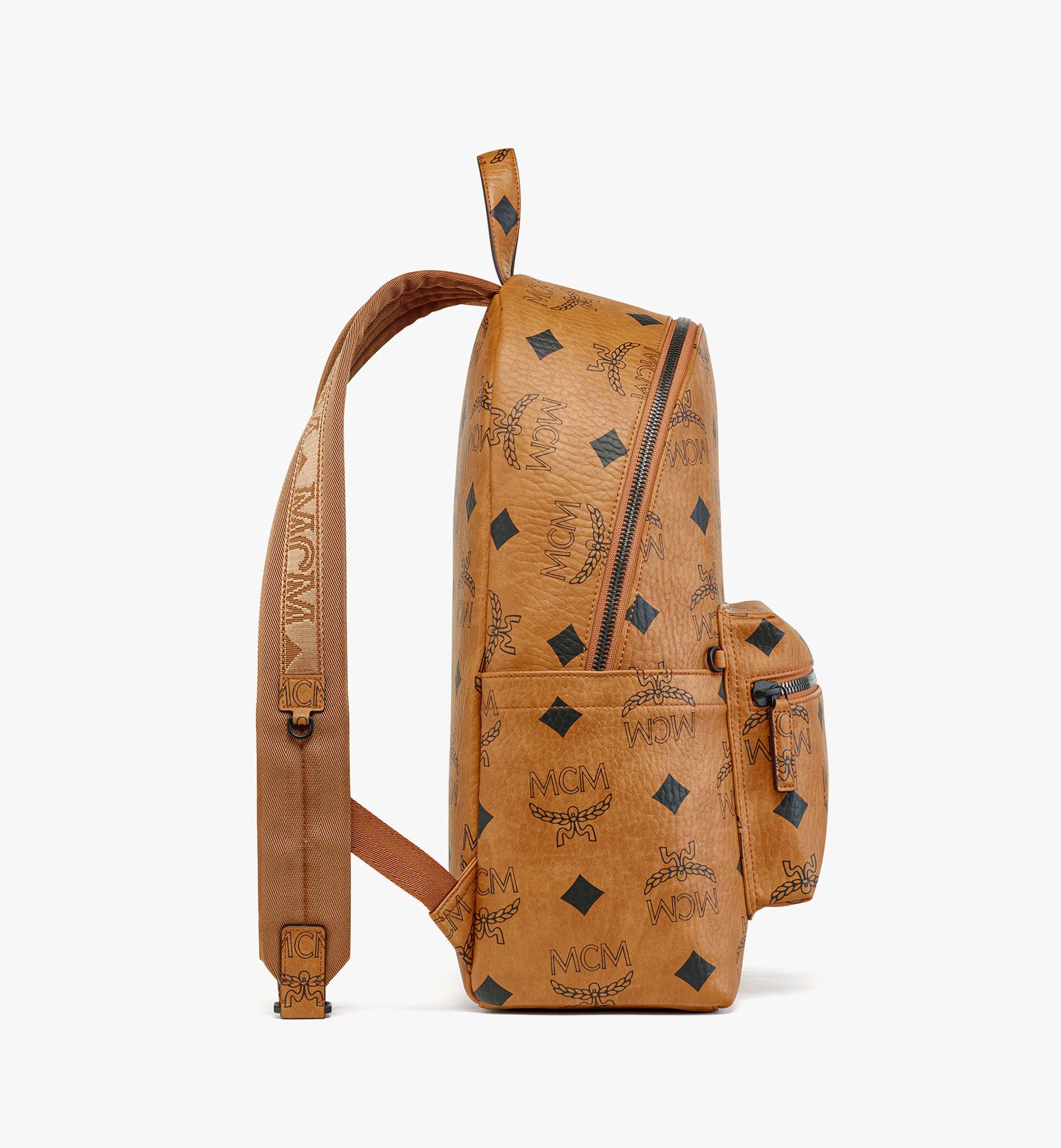 MCM Backpack STARK in cognac/ black