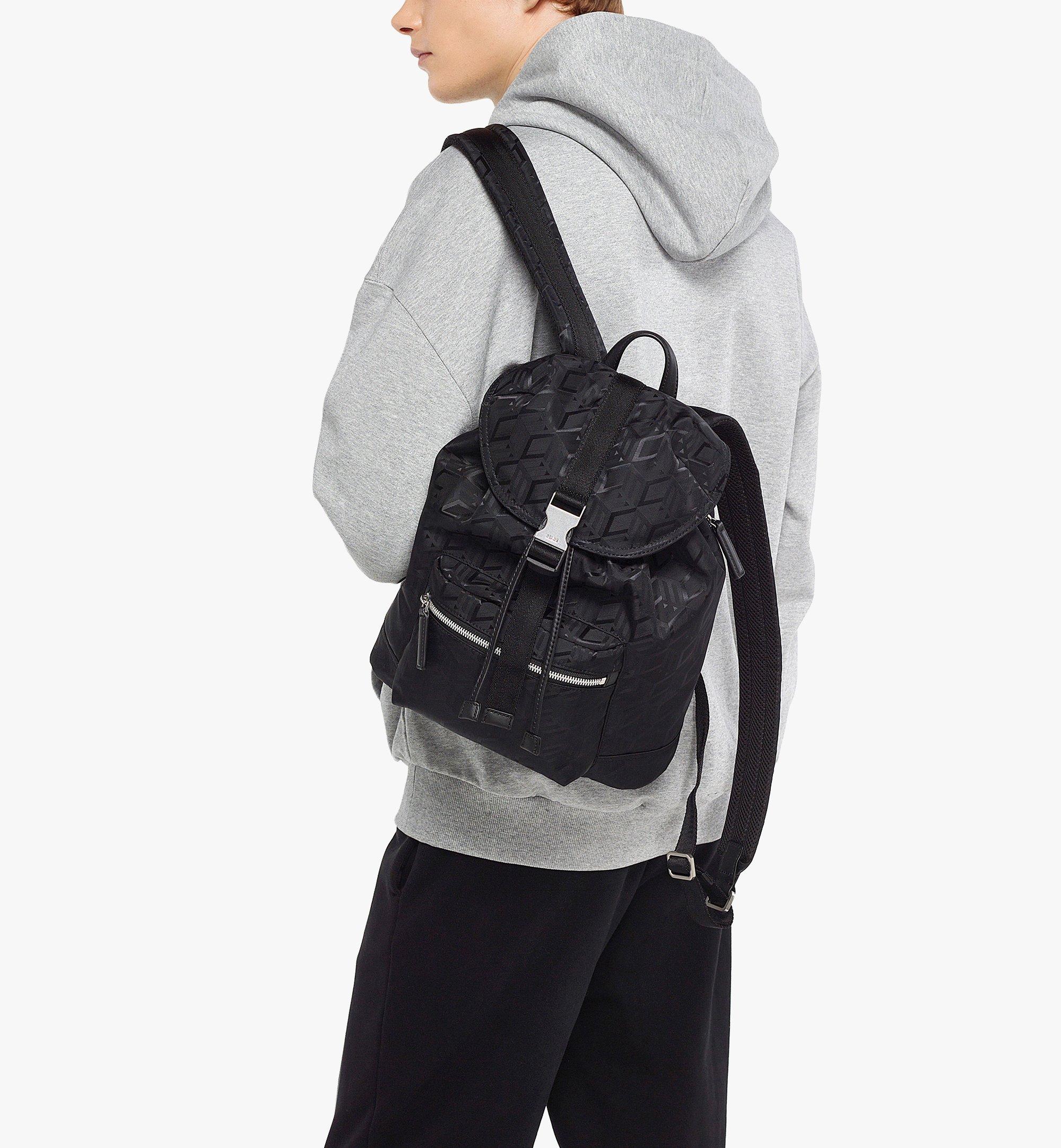 mcm nylon backpack