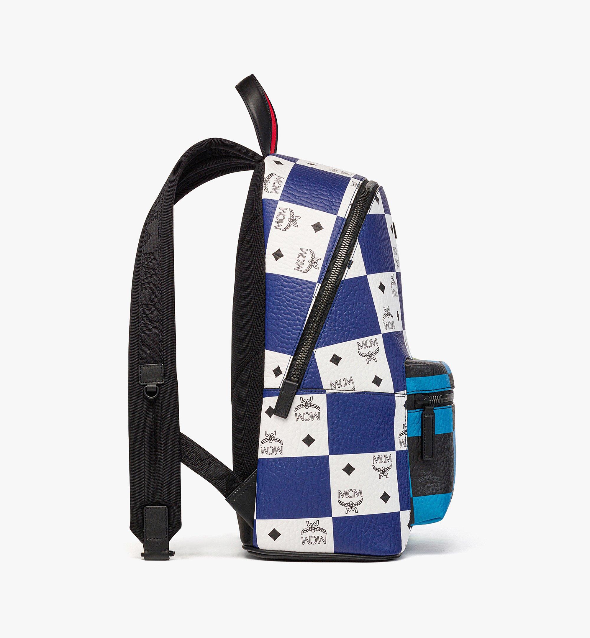 MCM Stark Backpack in Checkerboard Visetos Multi MMKDSVE02MT001 Alternate View 1