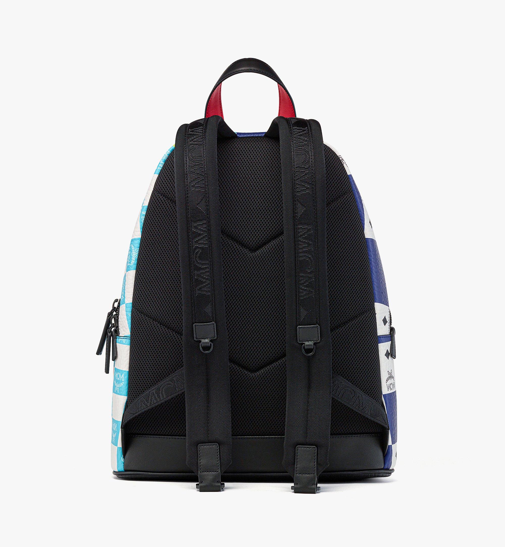 MCM Stark Backpack in Checkerboard Visetos Multi MMKDSVE02MT001 Alternate View 3