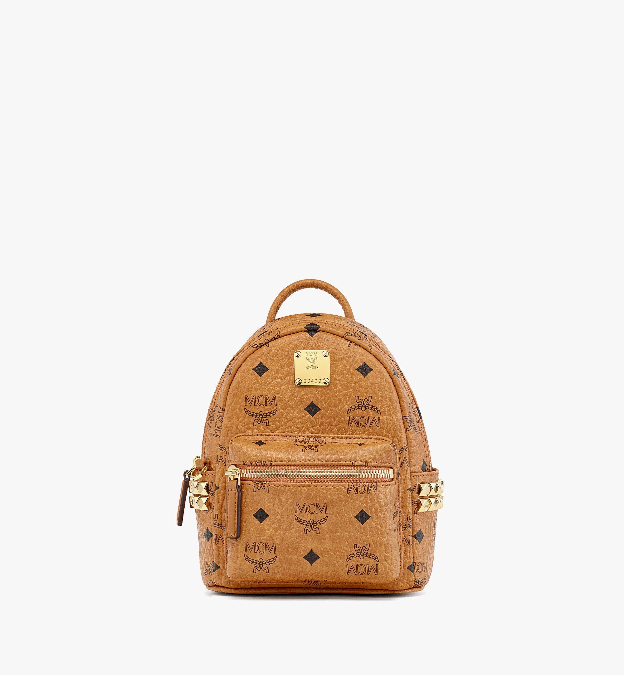 MCM Heritage X-Mini Visetos Satchel Bag