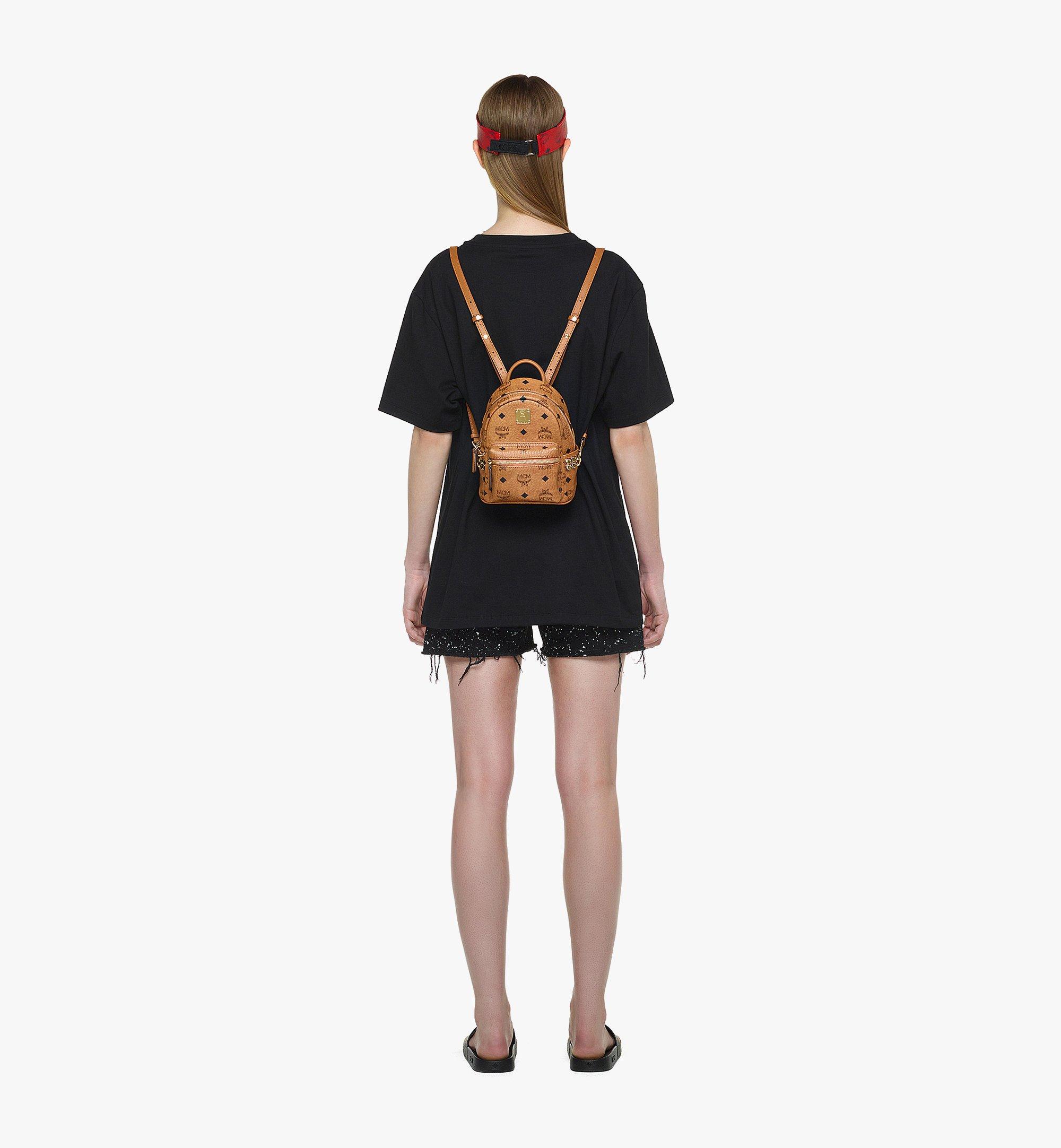 Mcm x mini backpack black hot sale