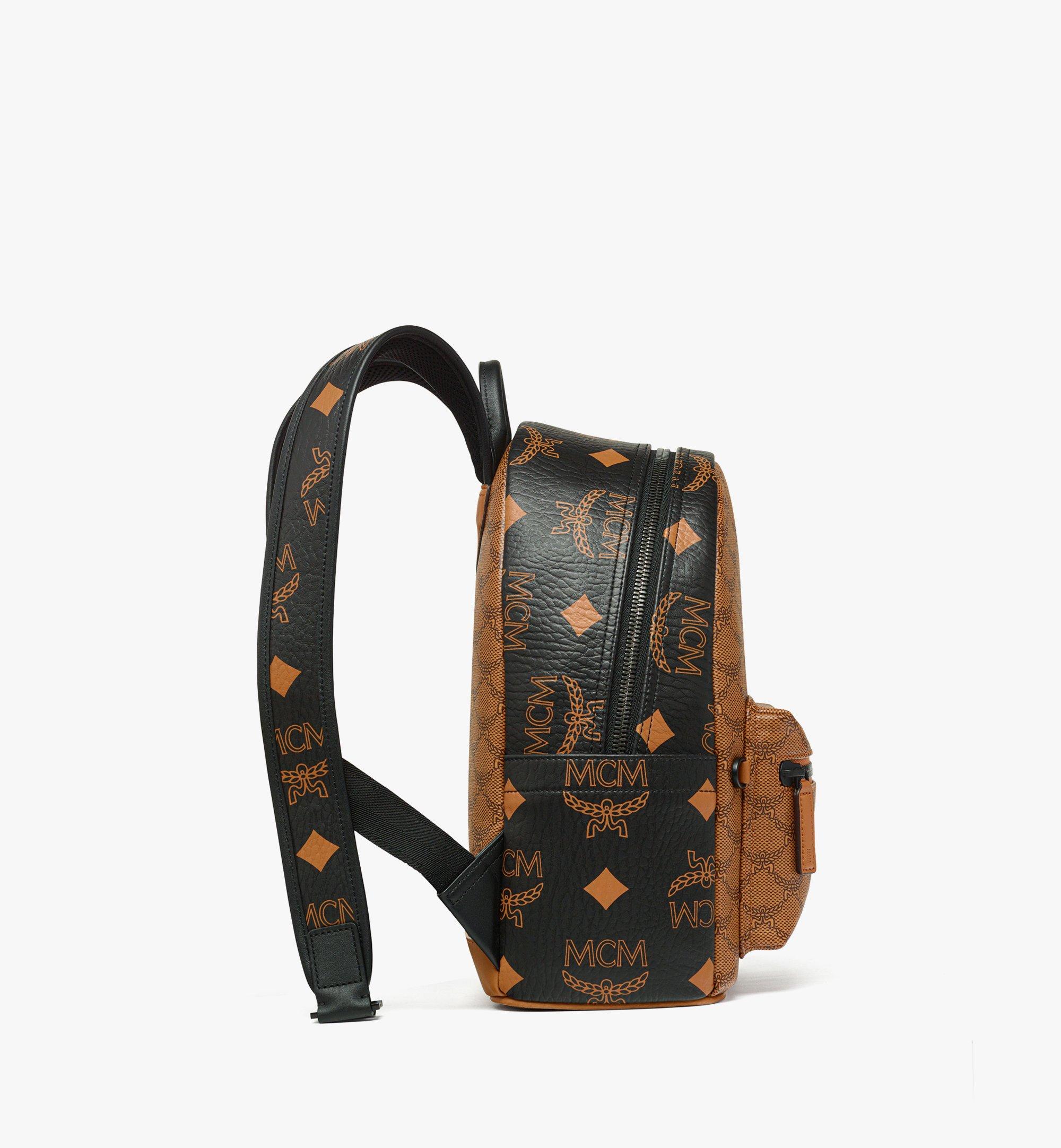 Small Stark Backpack in Monogram Mix Cognac MCM CA