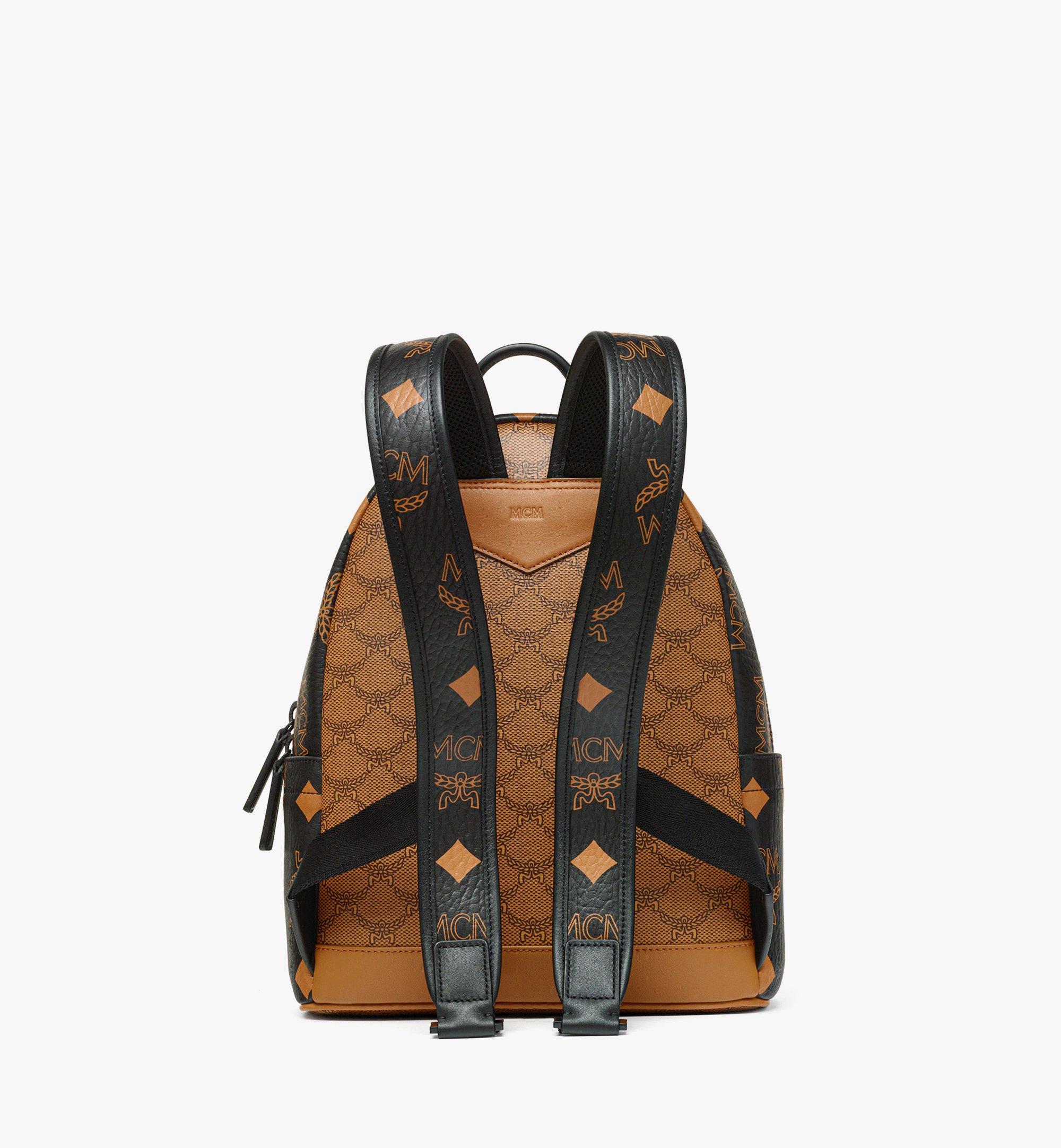 MCM Stark Backpack in Monogram Mix Cognac MMKEAVE03CO001 Alternate View 3