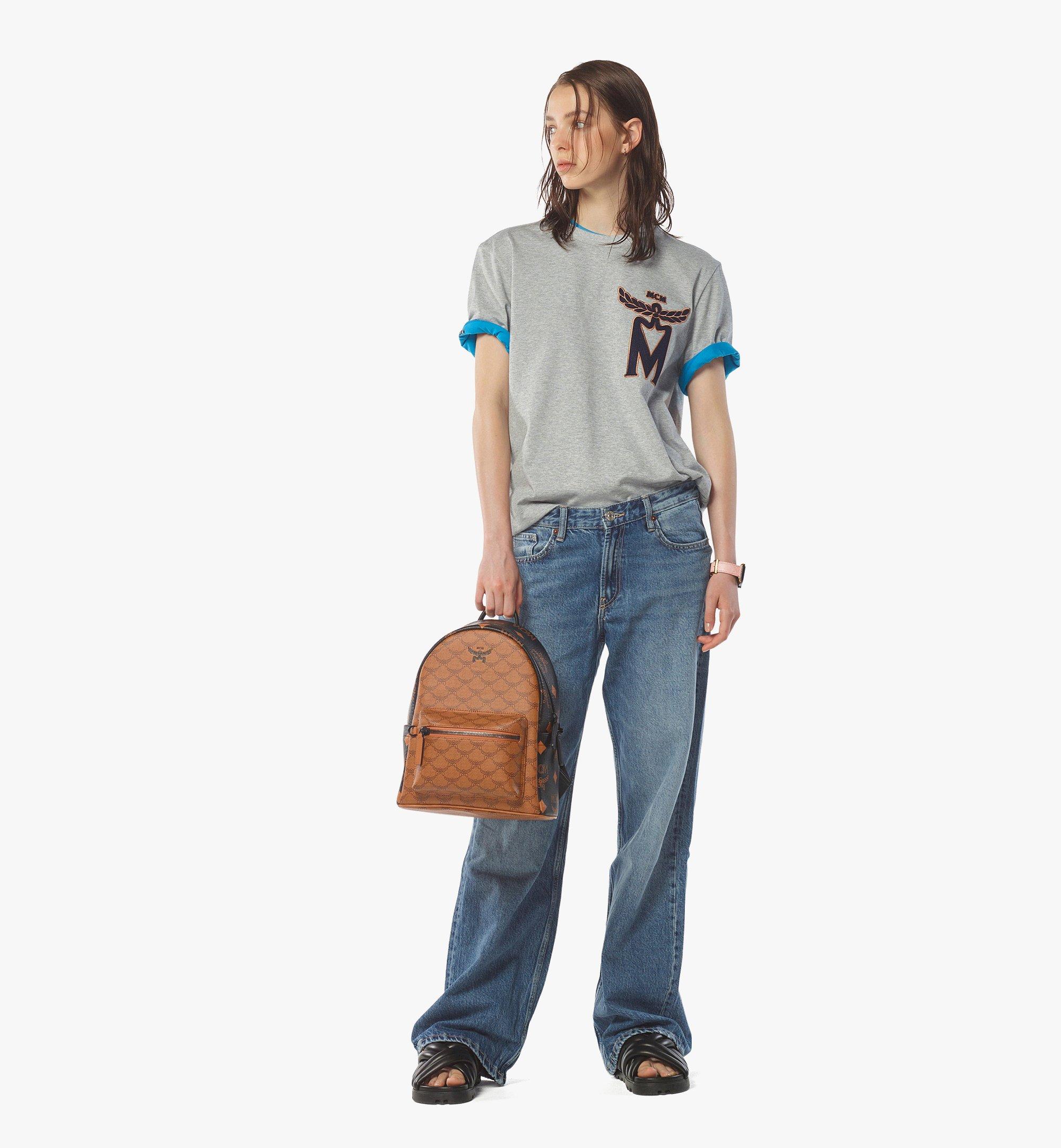 MCM Stark Backpack in Monogram Mix Cognac MMKEAVE03CO001 Alternate View 5