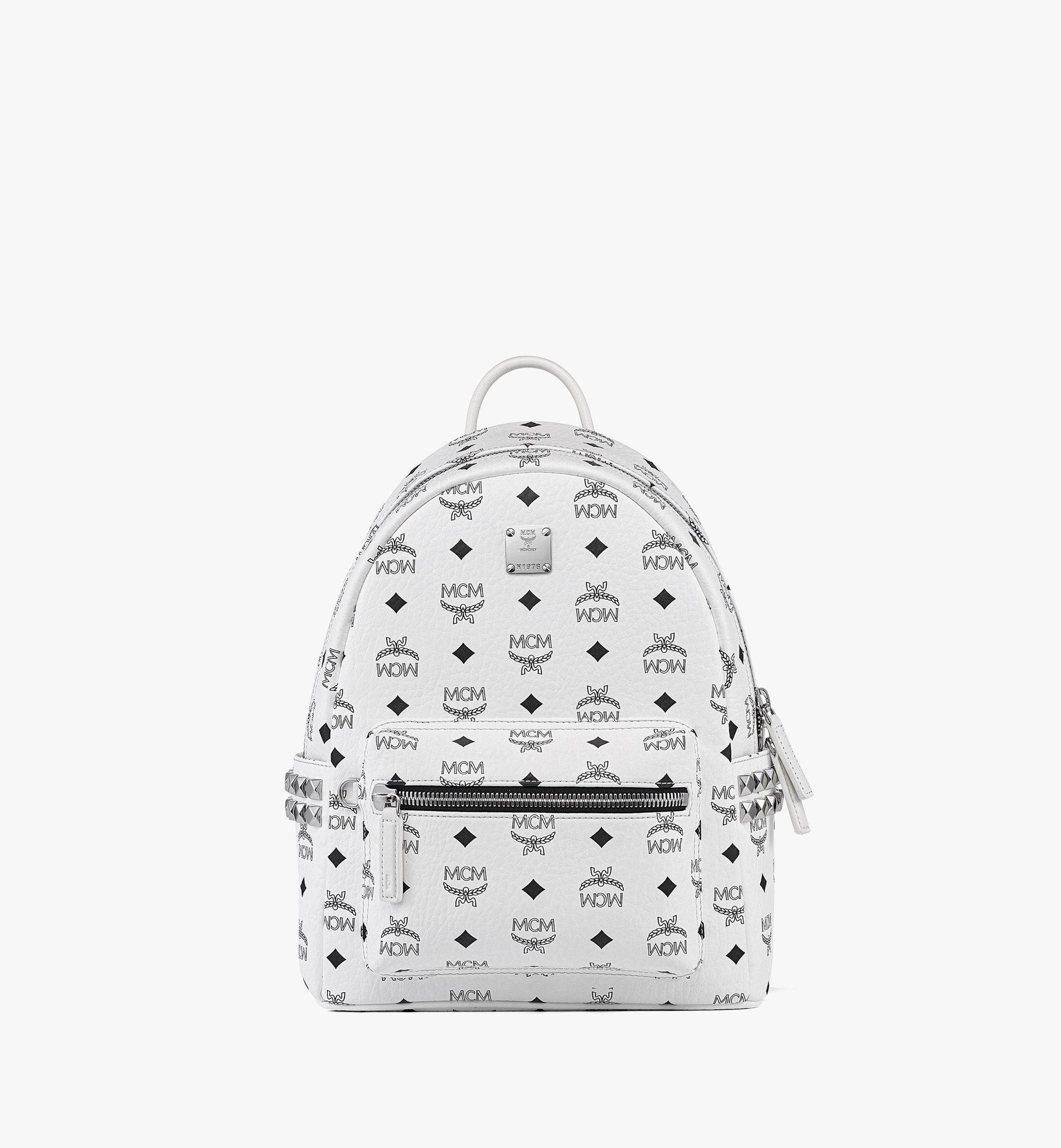 Small STARK サイドスタッズ バックパック - ヴィセトス WHITE | MCM ®JP