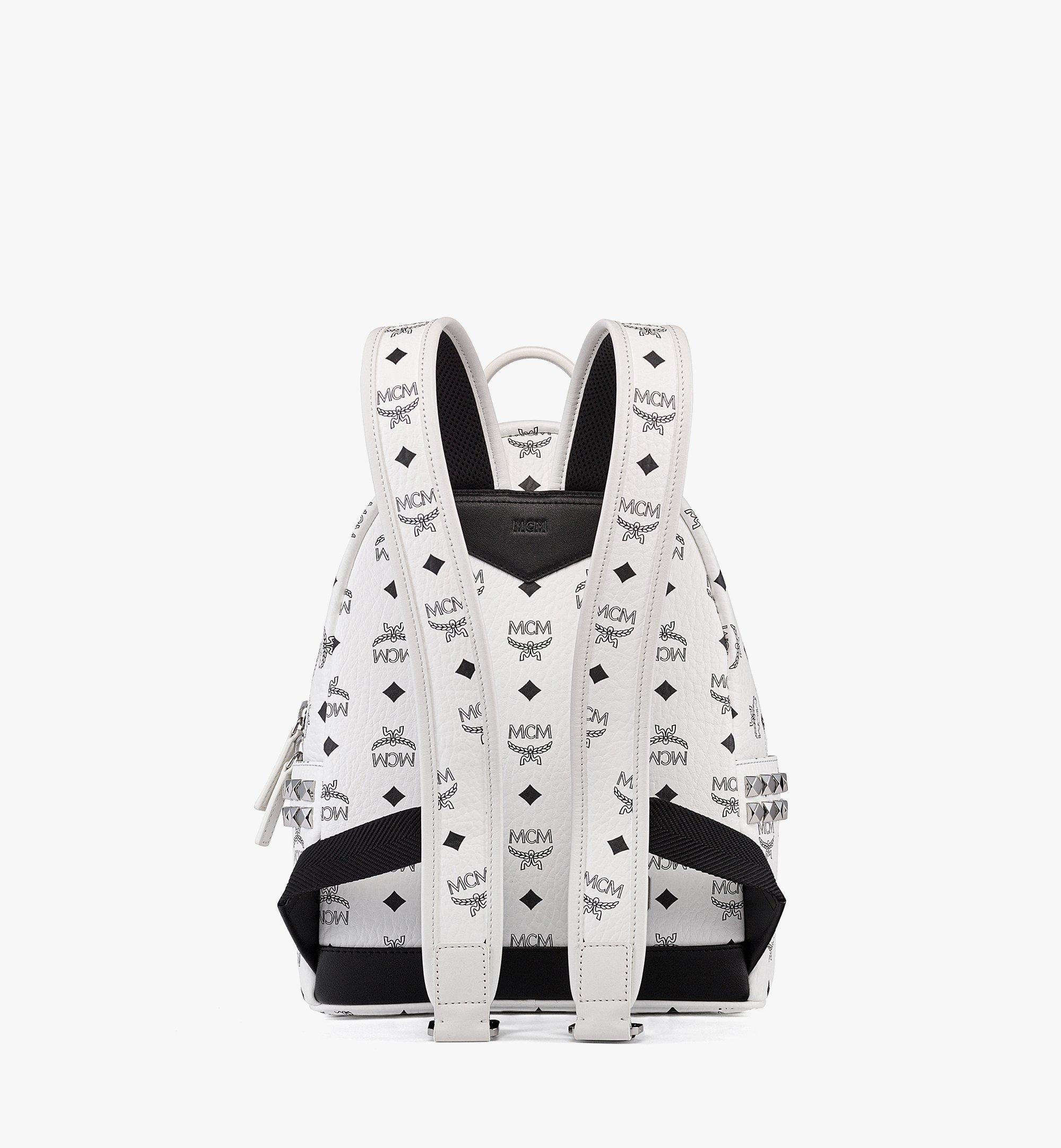 MCM Stark Side Studs Backpack in Visetos  MMKEAVE15WT001 Alternate View 3