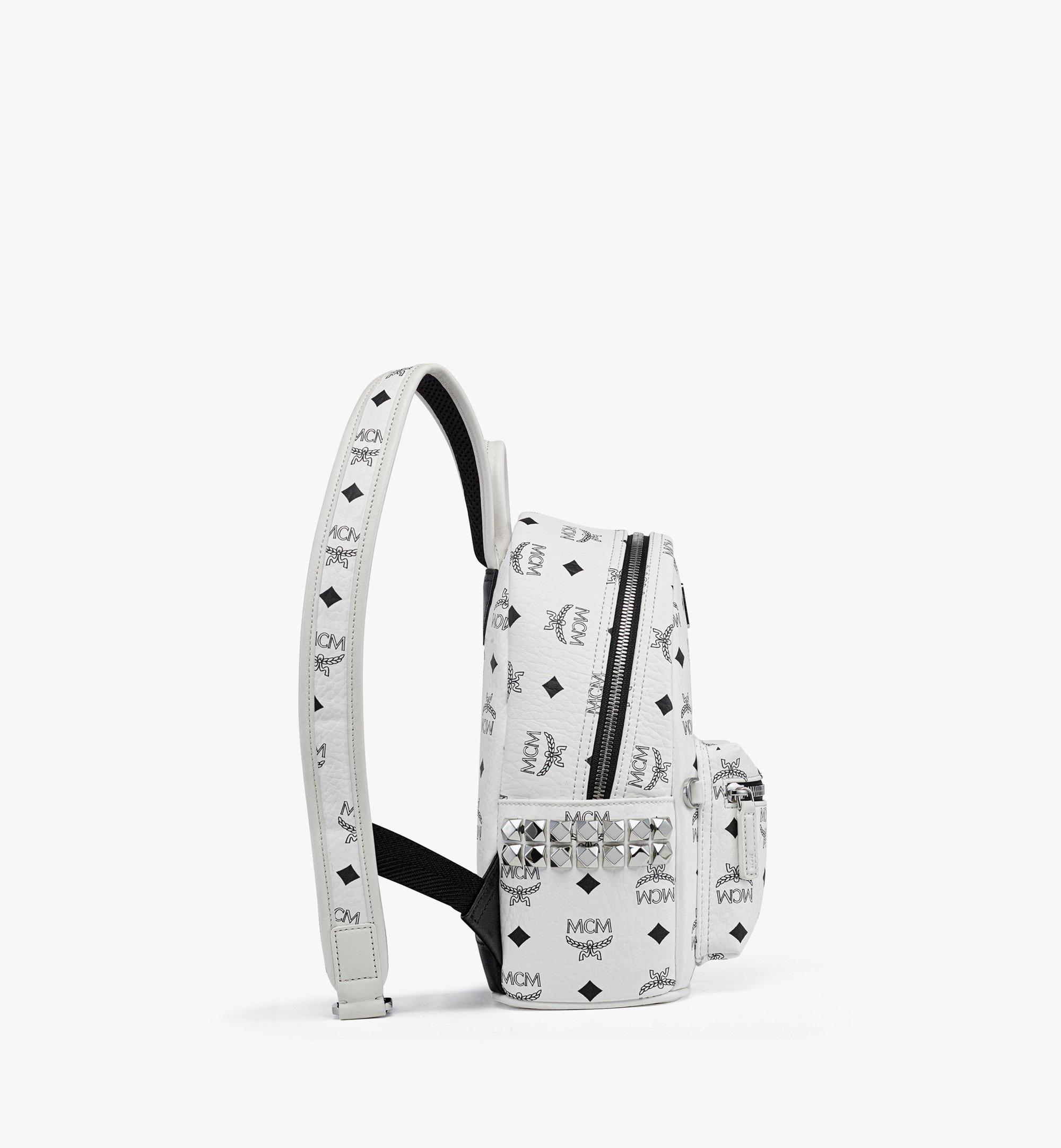MCM Stark Visetos 側鉚釘後背包  MMKEAVE16WT001 更多視圖 1