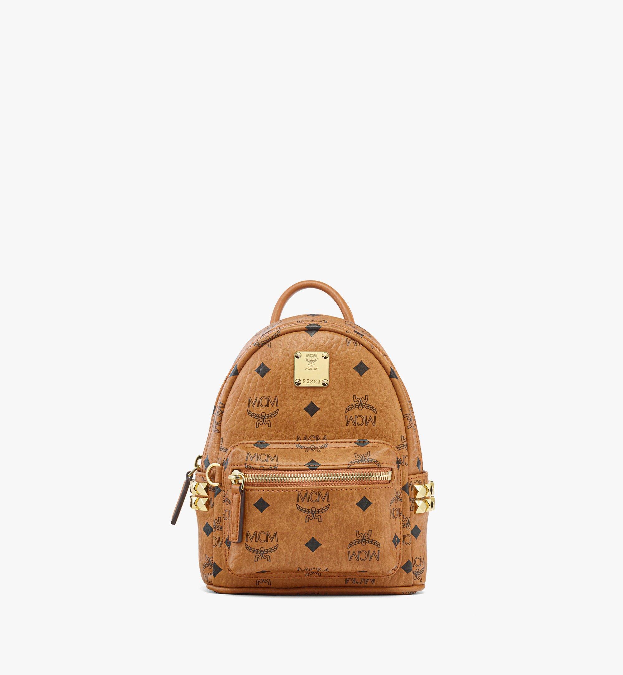 กระเป๋าเป้สะพายหลัง Stark Bebe Boo ลาย Visetos แต่งหมุดด้านข้าง