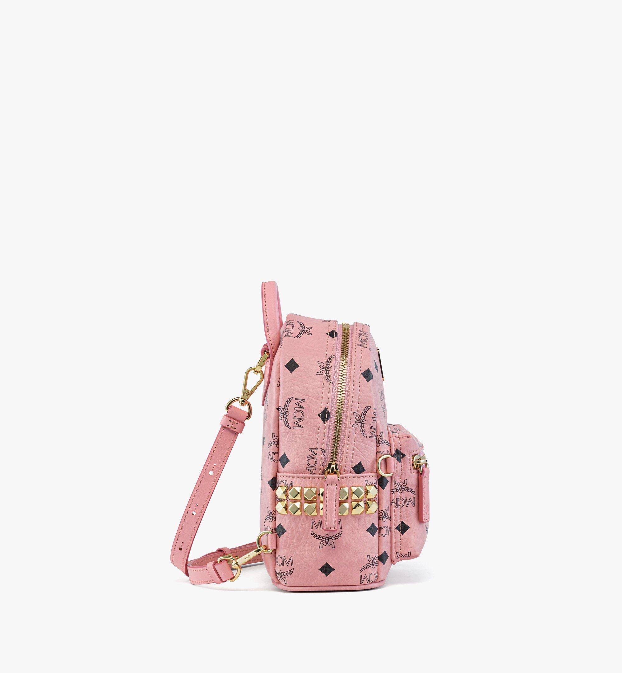Stark Bebe Boo Side Studs Backpack in Visetos