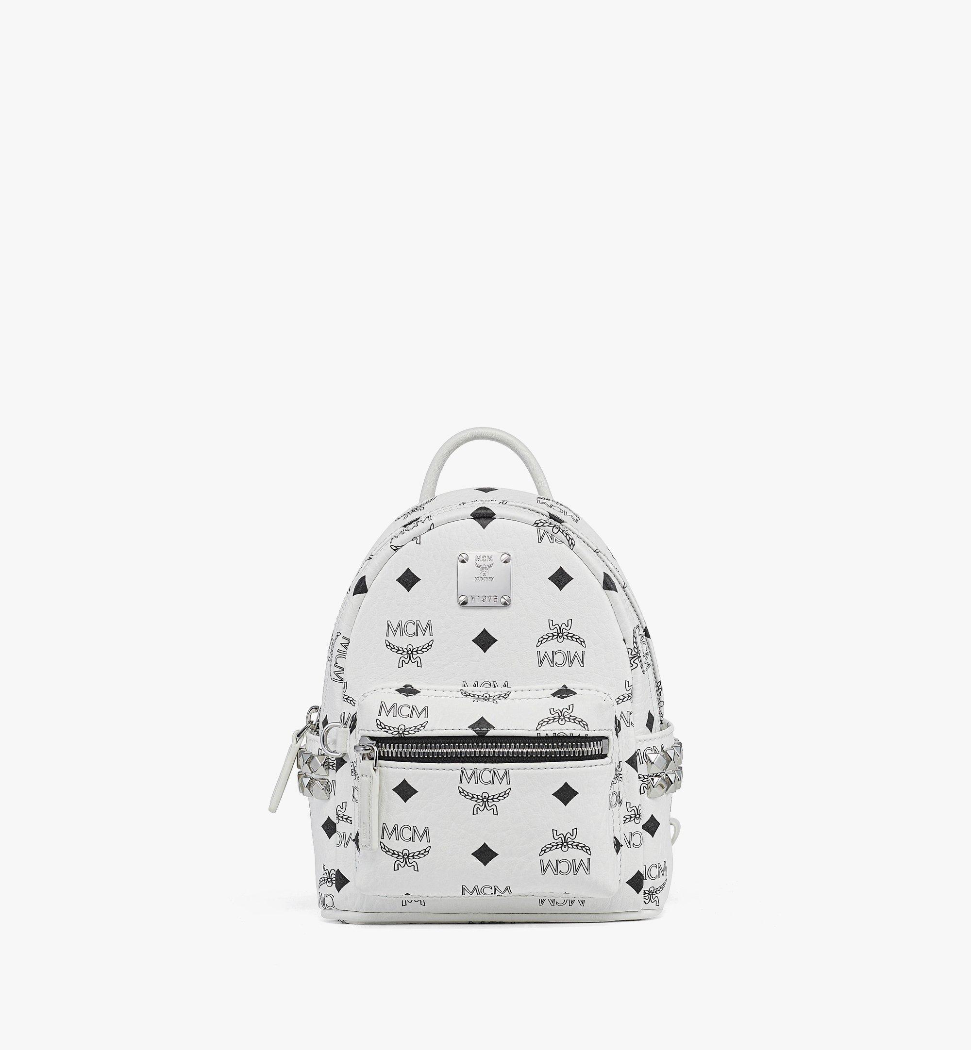 Stark Bebe Boo Side Studs Backpack in Visetos