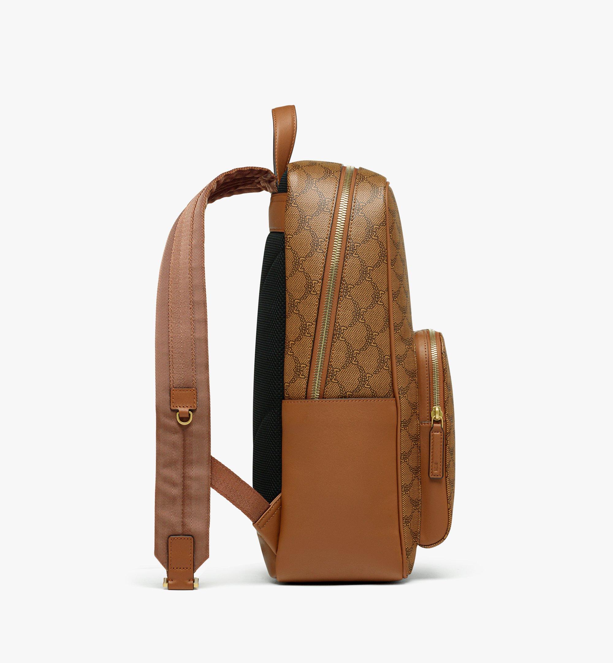 Medium Himmel Backpack in Lauretos Cognac MCM US
