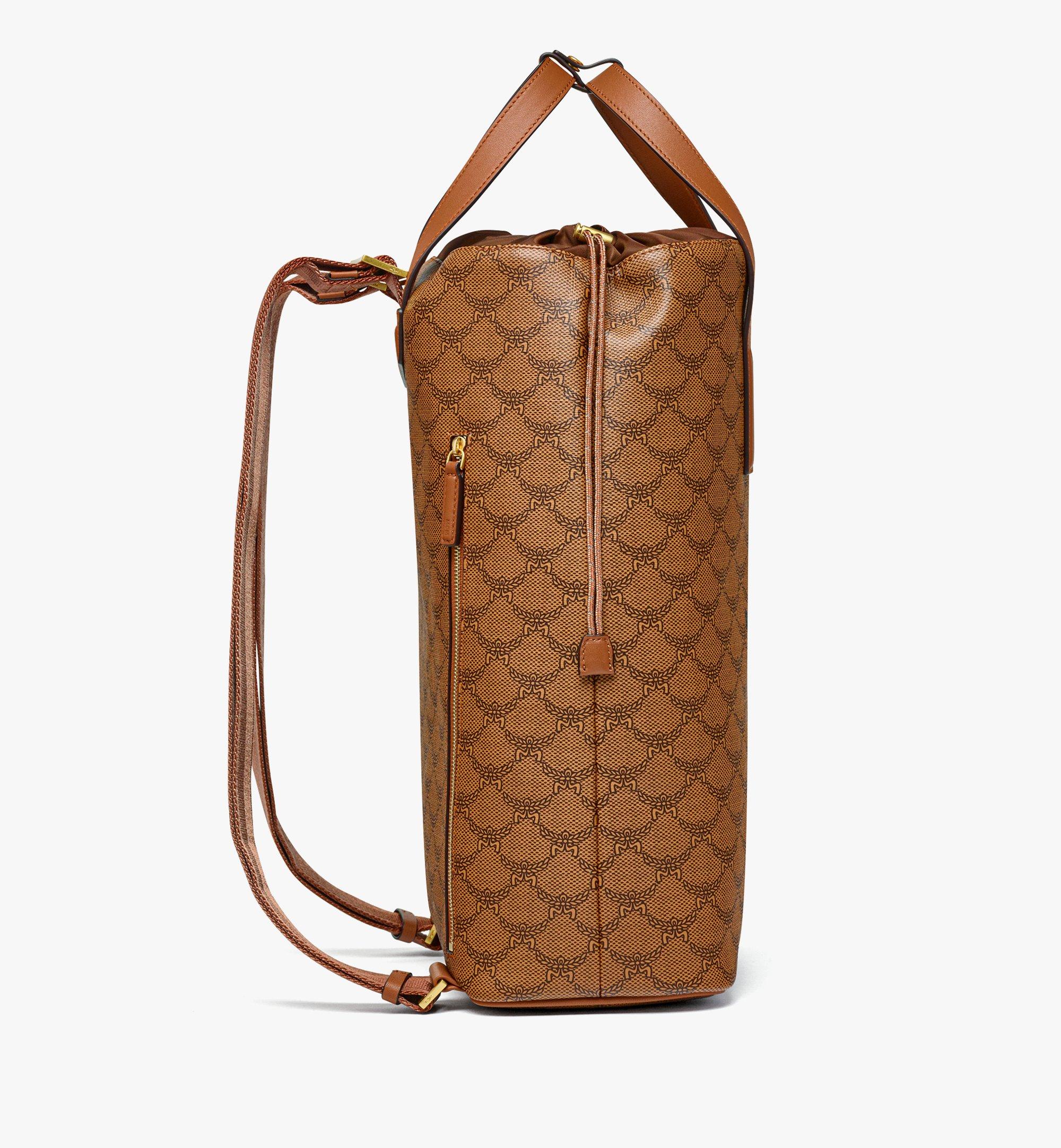 Medium Himmel Drawstring Backpack in Lauretos Cognac