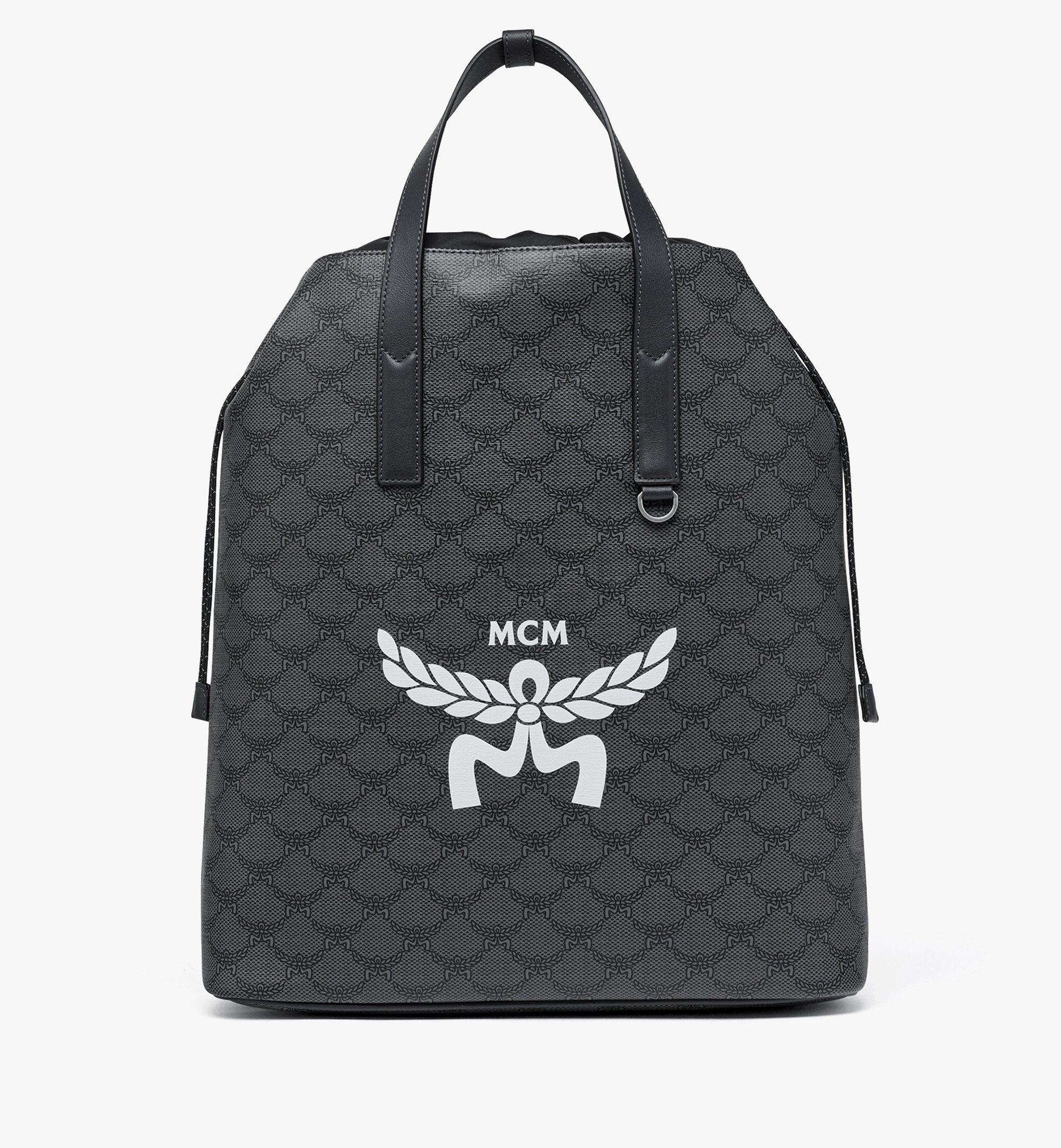 Mcm 2025 drawstring backpack