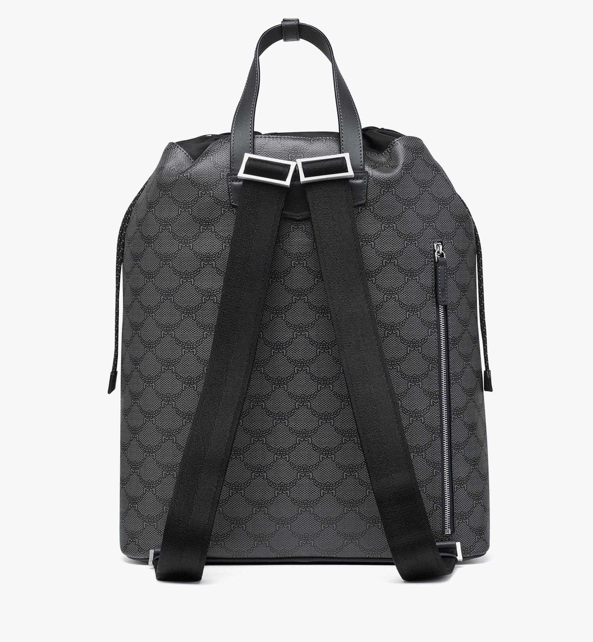 Medium Himmel Drawstring Backpack in Lauretos Grey MCM JP