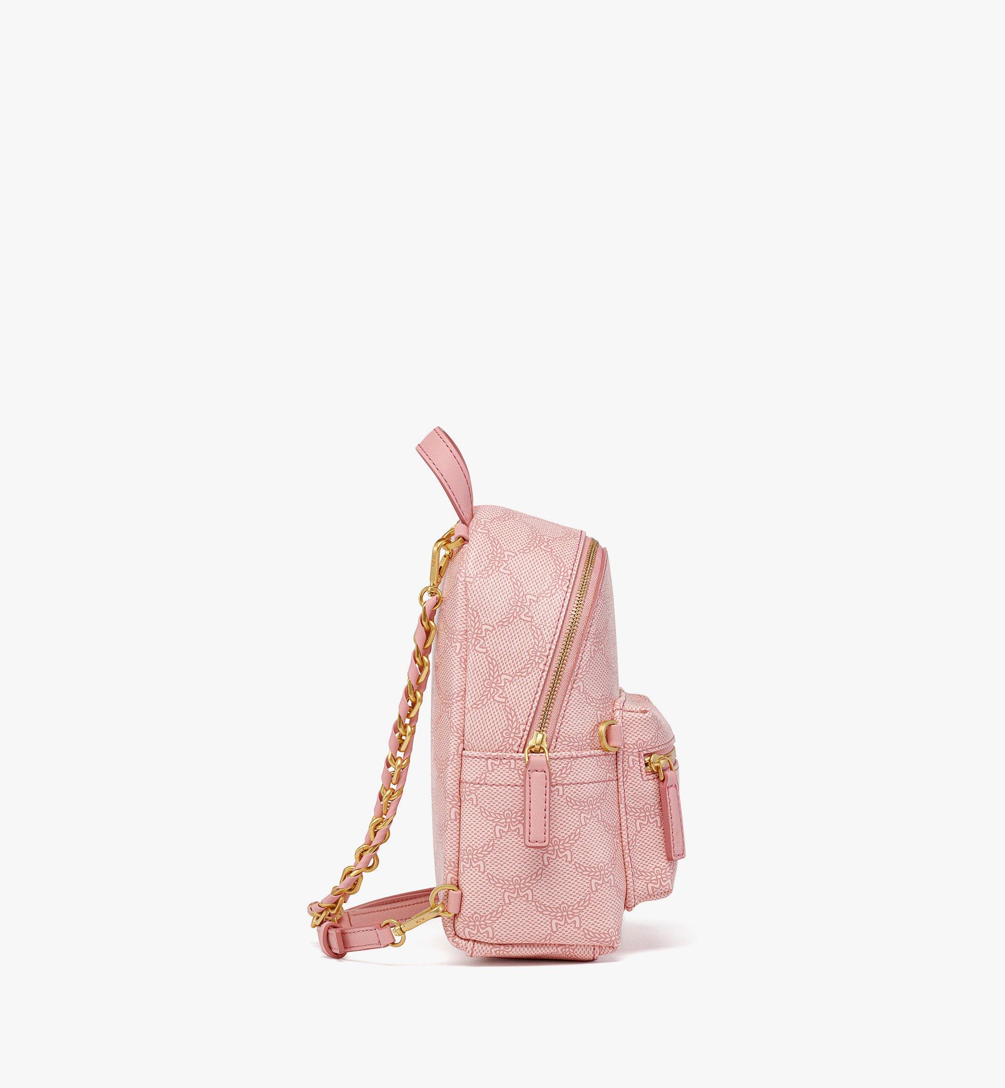 Mcm mini backpack discount pink