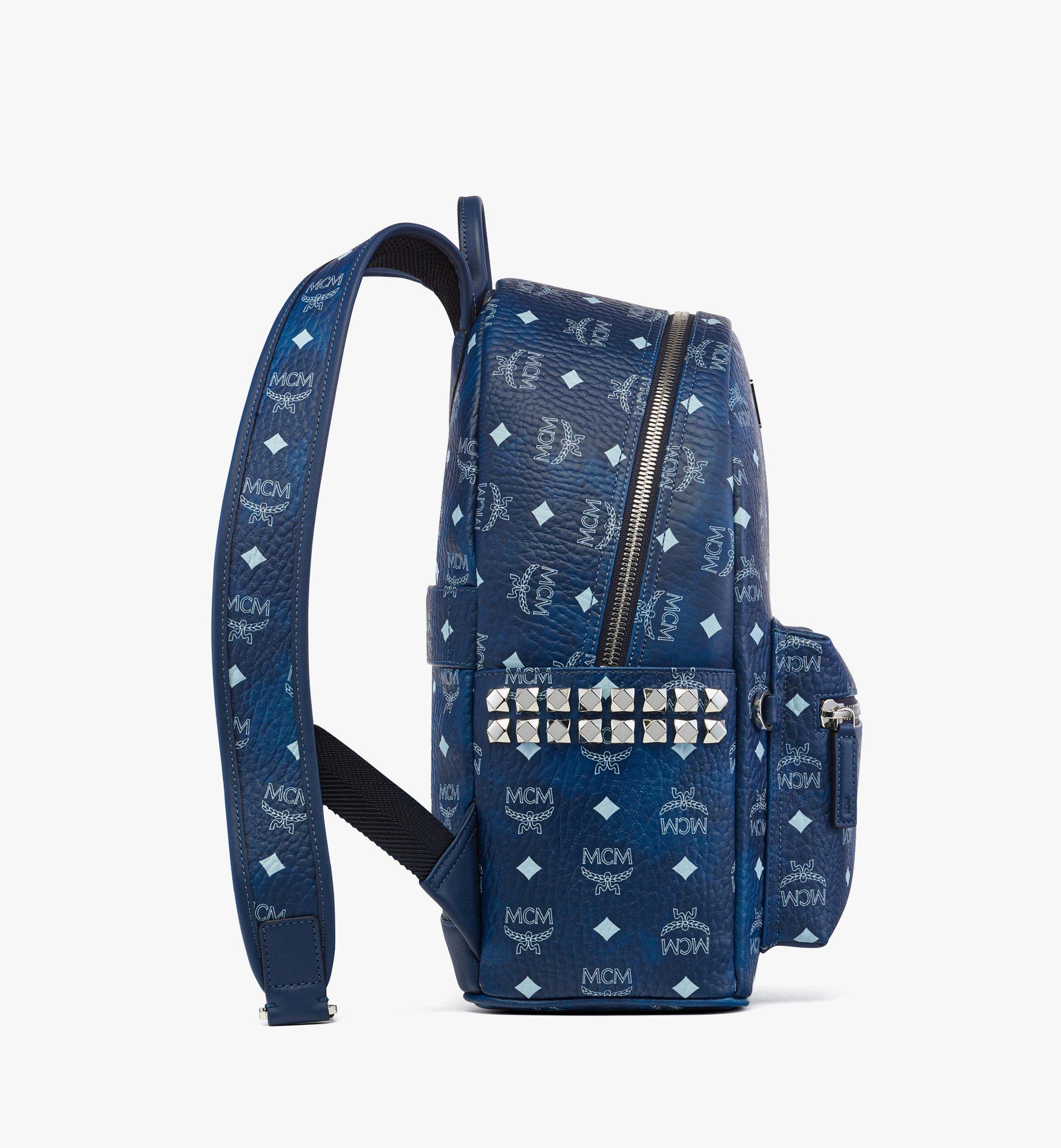 MCM Stark サイドスタッズ バックパック - ヴィセトス Blue MMKFAVE101F001 ほかの角度から見る 1