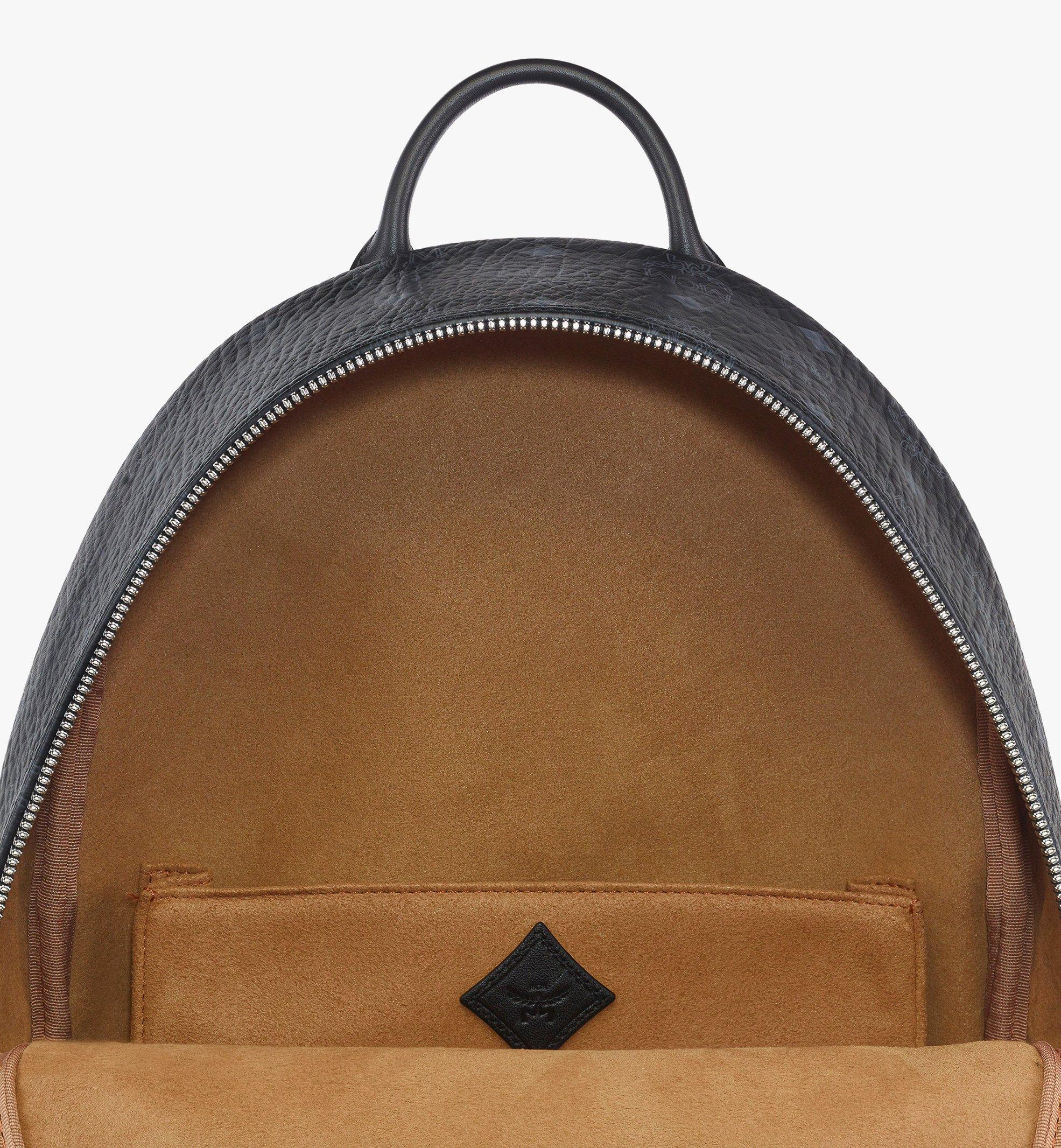 MCM Stark Side Studs Backpack in Rocket Visetos Black MMKFAVE11BK001 Alternate View 2