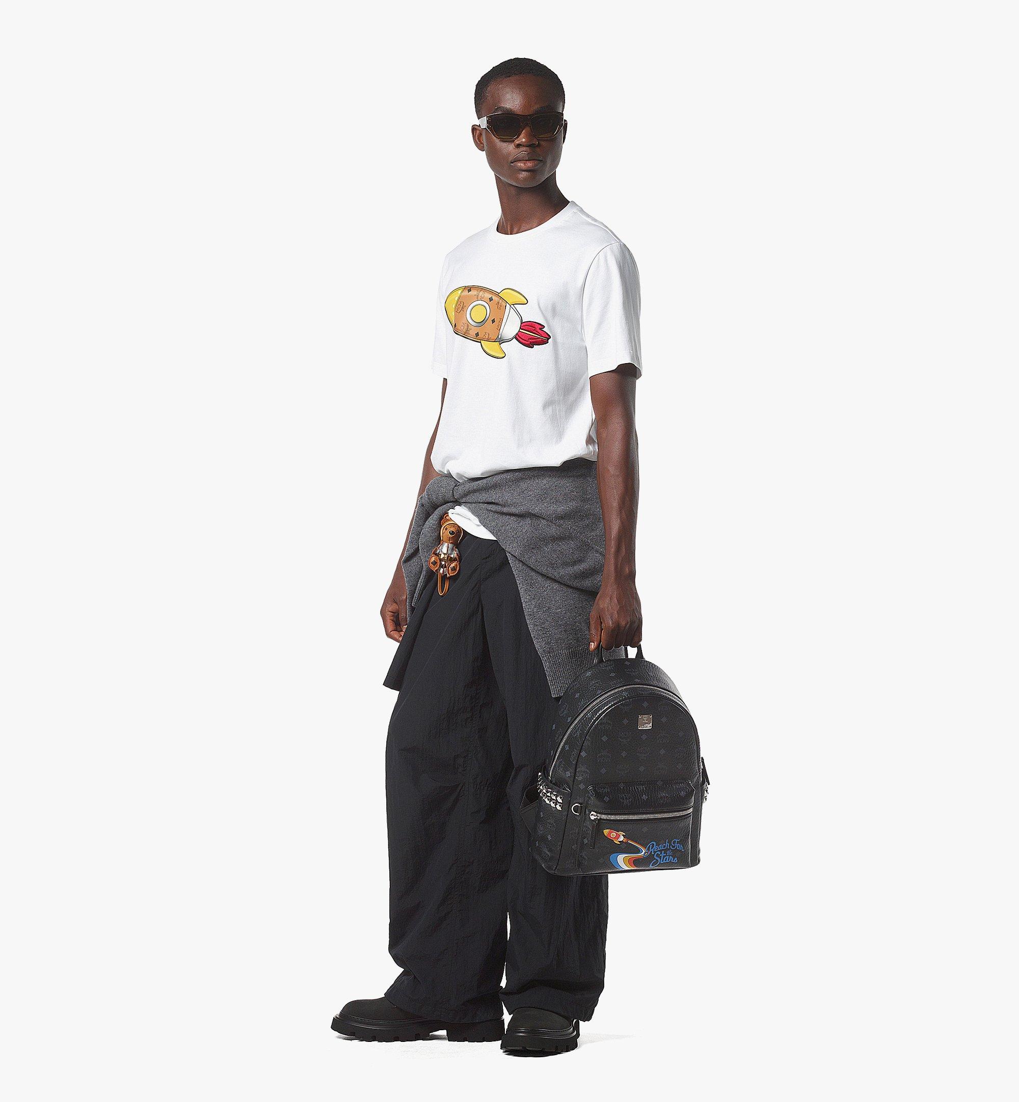 Small-Medium Stark Side Studs Backpack in Rocket Visetos Black