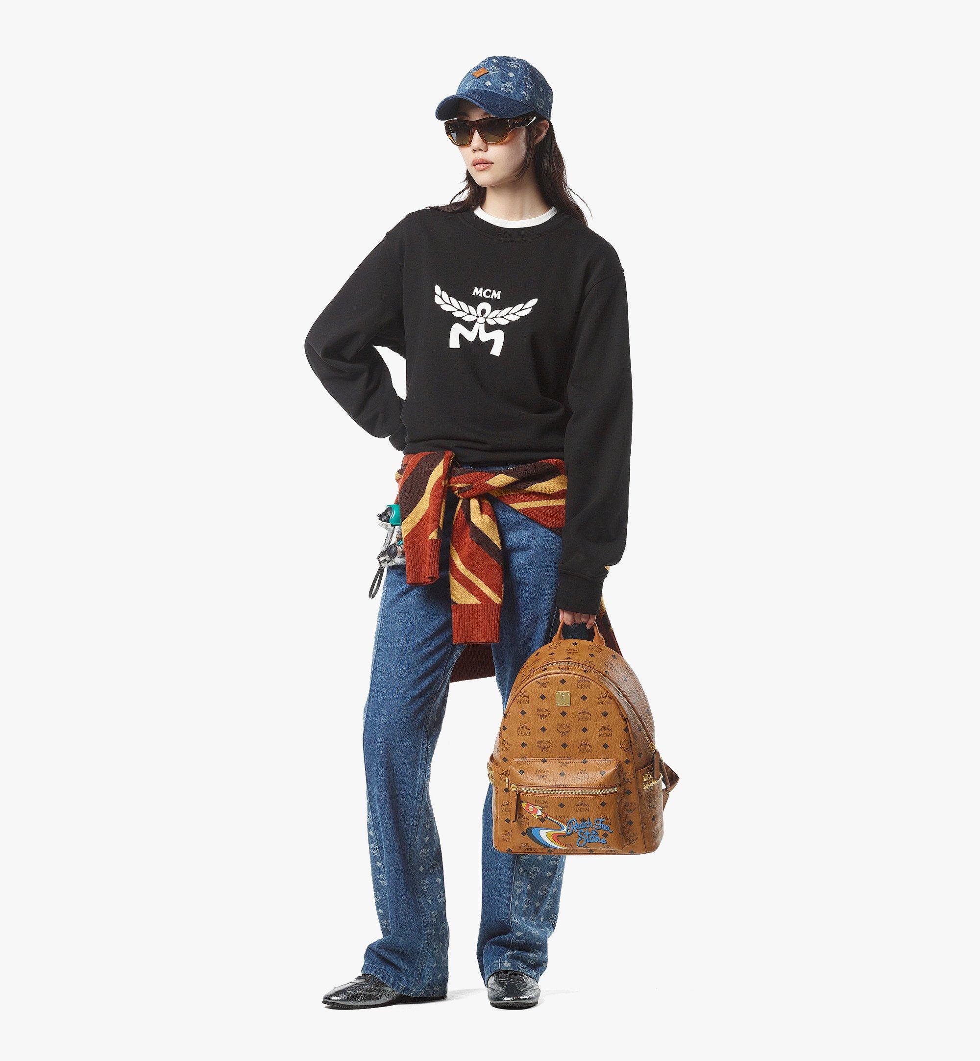 MCM Stark Side Studs Backpack in Rocket Visetos Cognac MMKFAVE11CO001 Alternate View 2