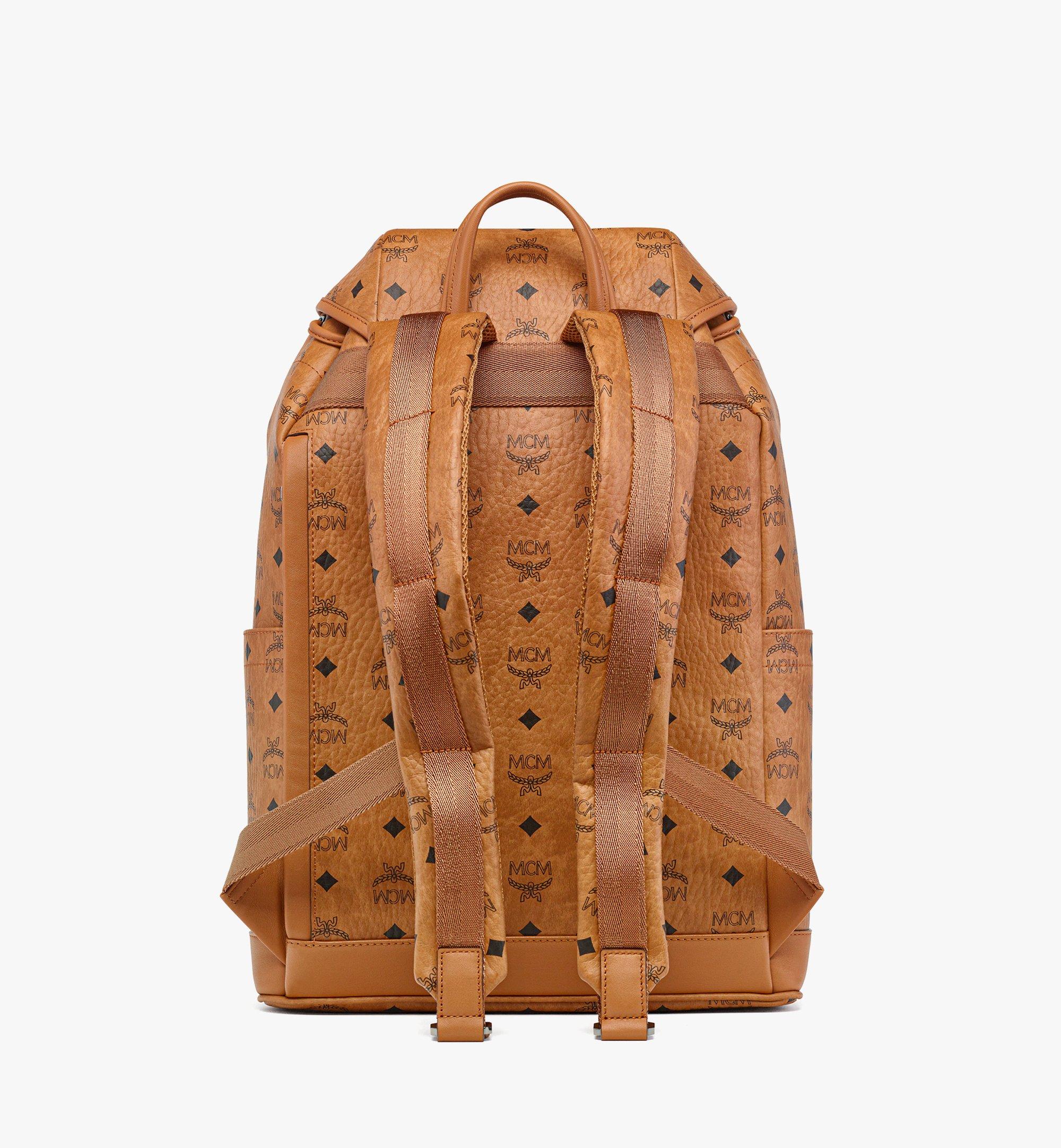 MCM Sac à dos Brandenburg en Visetos Cognac MMKFSBG01CO001 Plus de photos 3