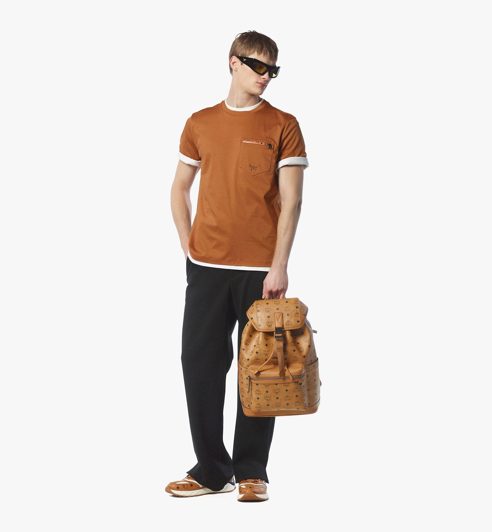 MCM Brandenburg Backpack in Visetos Cognac MMKFSBG01CO001 Alternate View 2