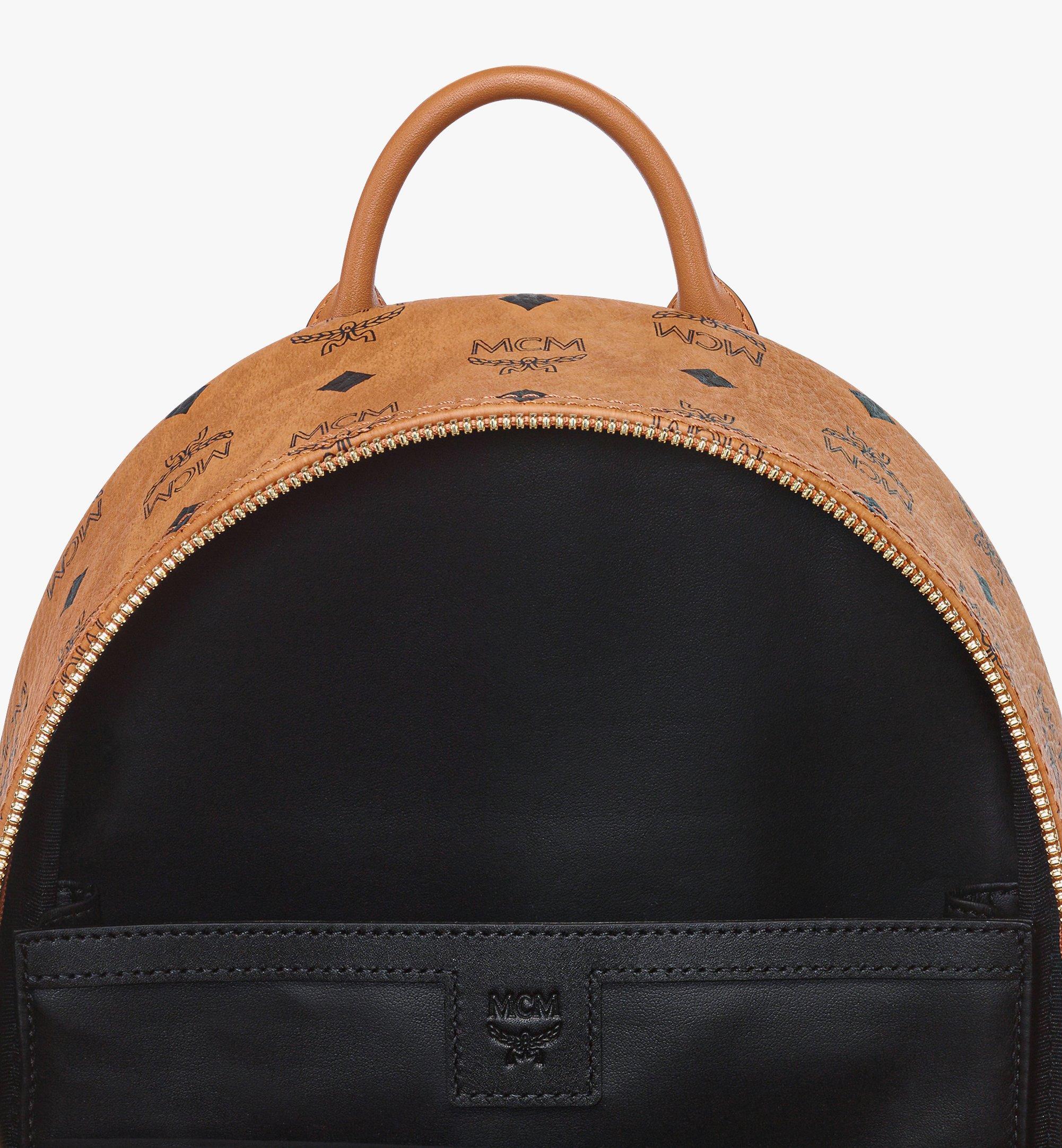 MCM Year of the Snake Stark Backpack in Visetos Cognac MMKFSUP07CO001 Plus de photos 2