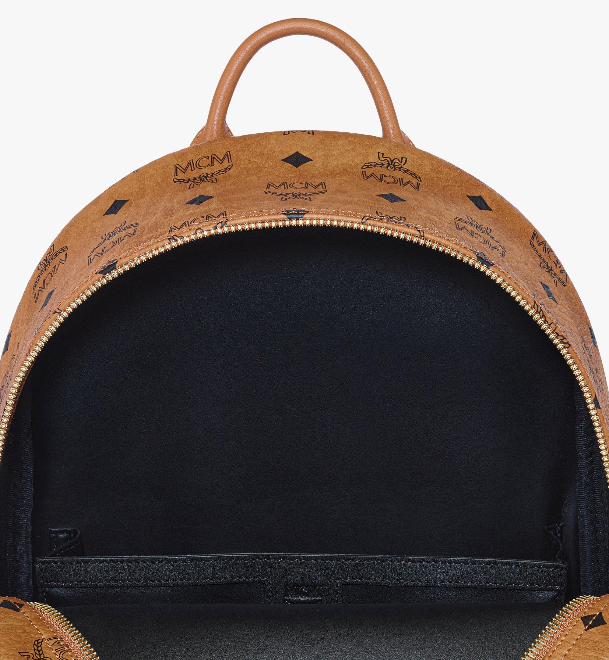 MCM 520 Pet Love Stark Visetos侧饰铆钉双肩背包  MMKFSUP09CO001 更多视角 2