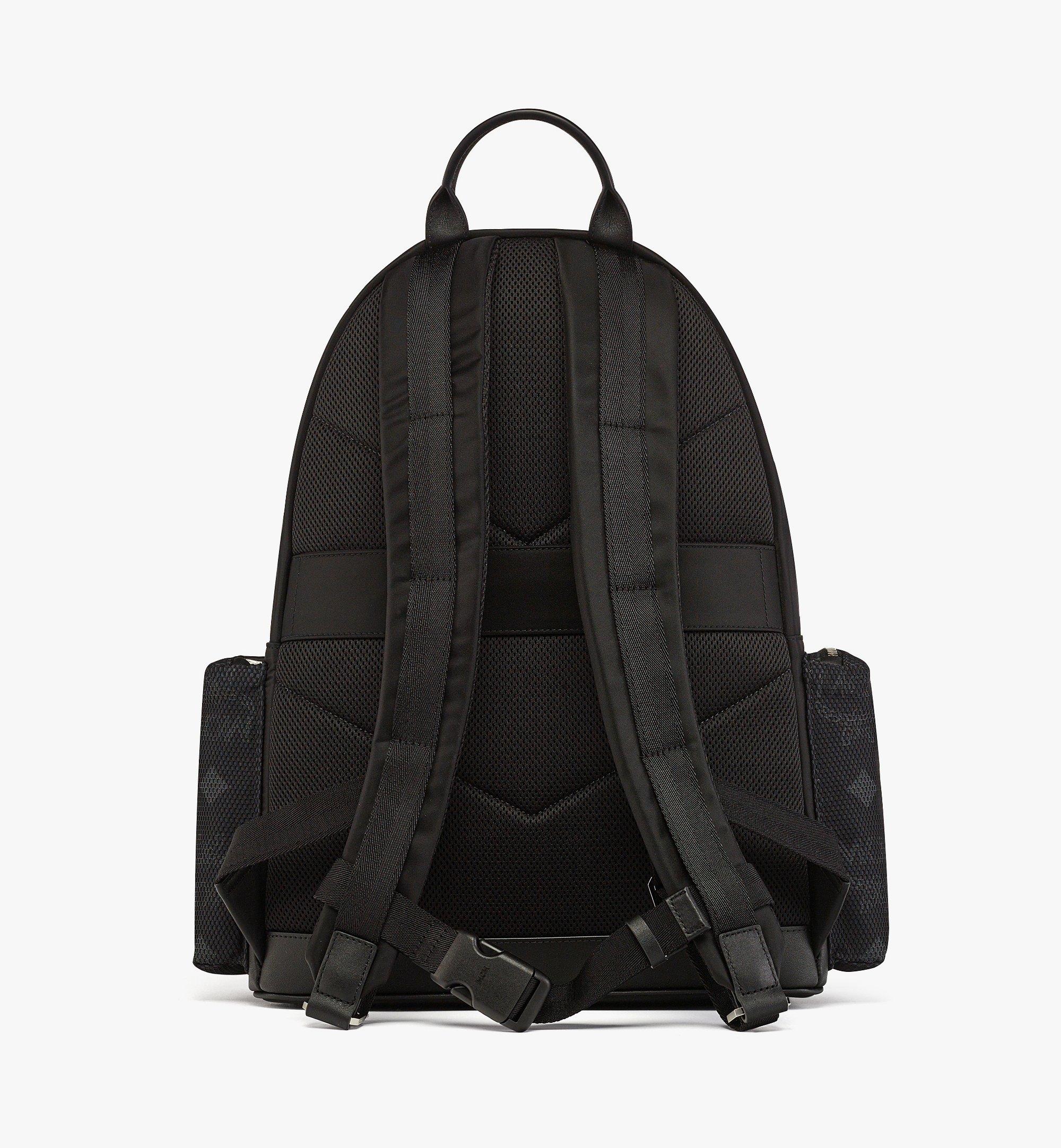 Medium Stark Rucksack aus recyceltem Nylon Schwarz MCM DE