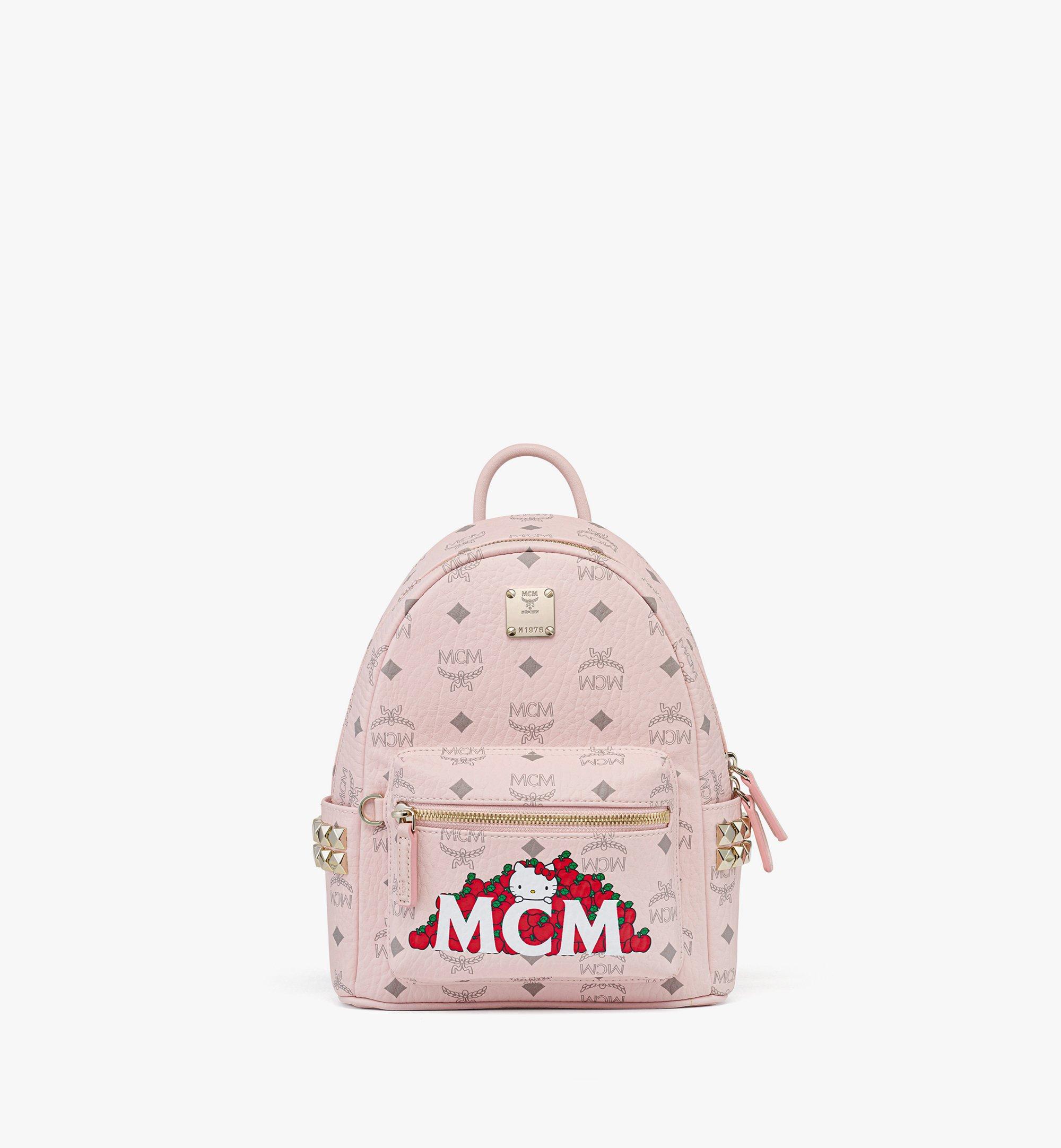 MCM たべよ 白 リュック 
