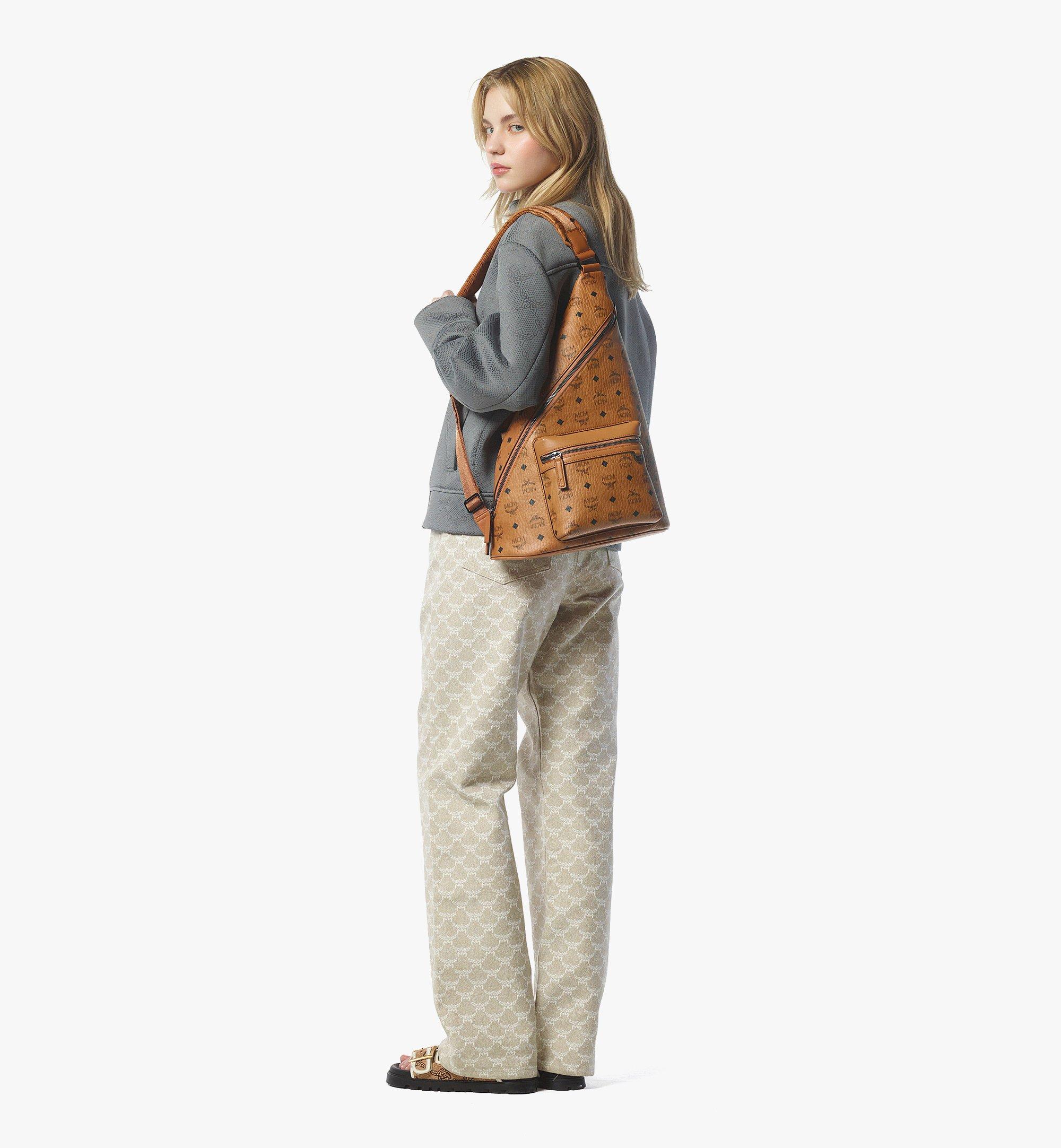 MCM Aren Sling in Visetos Cognac MMLFSTA01CO001 Alternate View 2