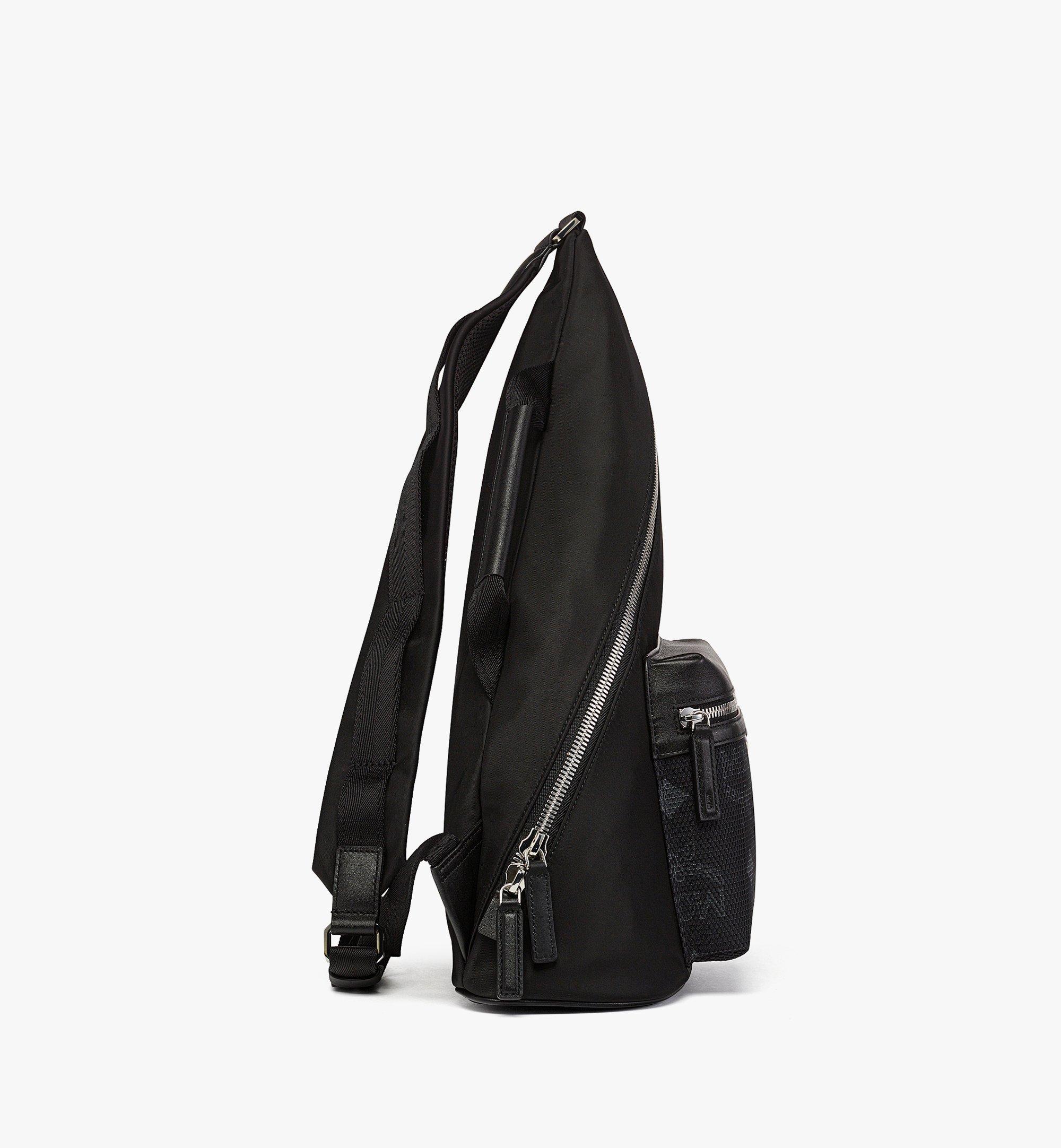 MCM Aren Sling in Recycled Nylon Black MMLFSTA02BK001 Alternate View 1