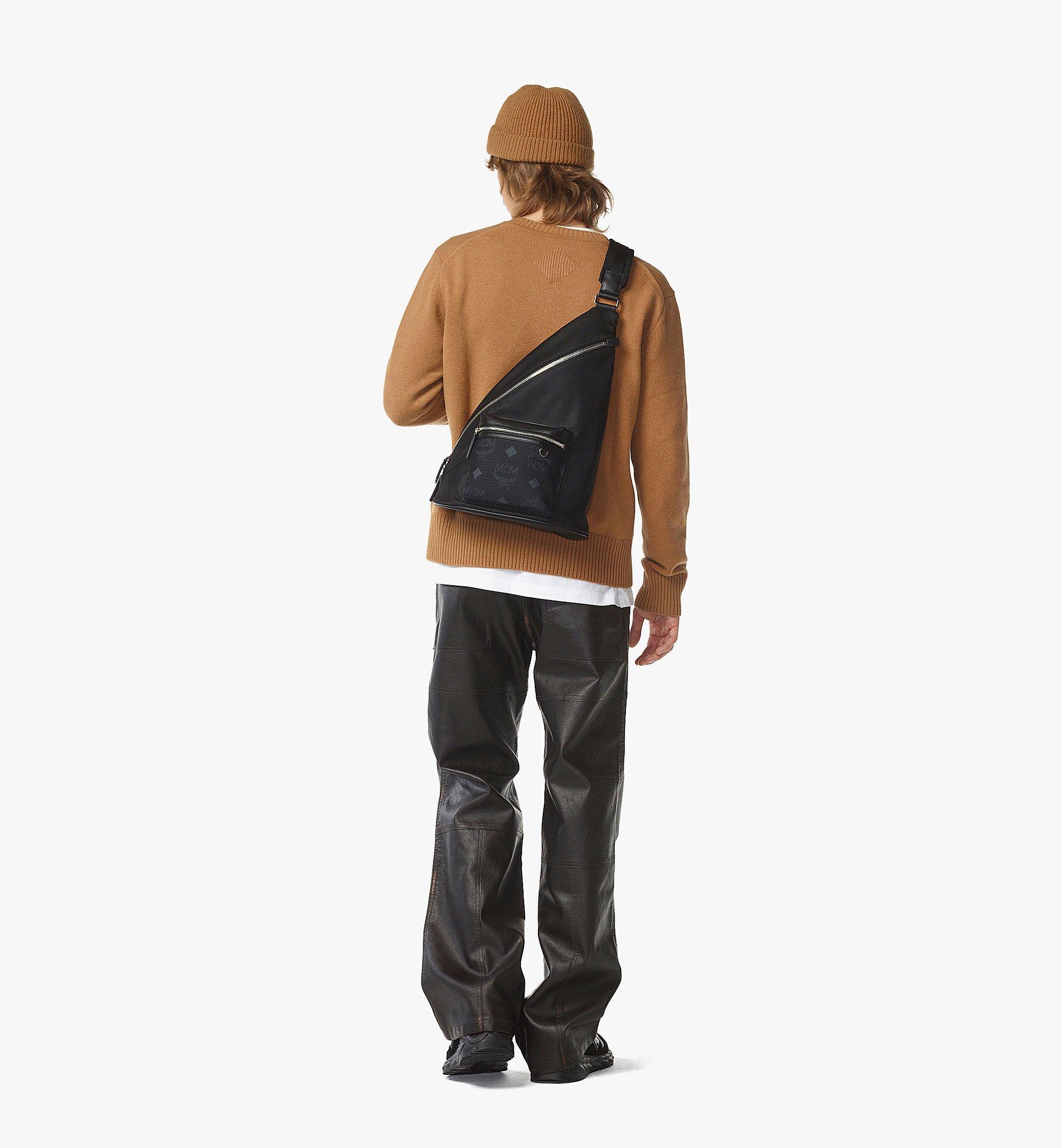 MCM 再生尼龍 Aren 單肩包 Black MMLFSTA02BK001 更多視圖 4