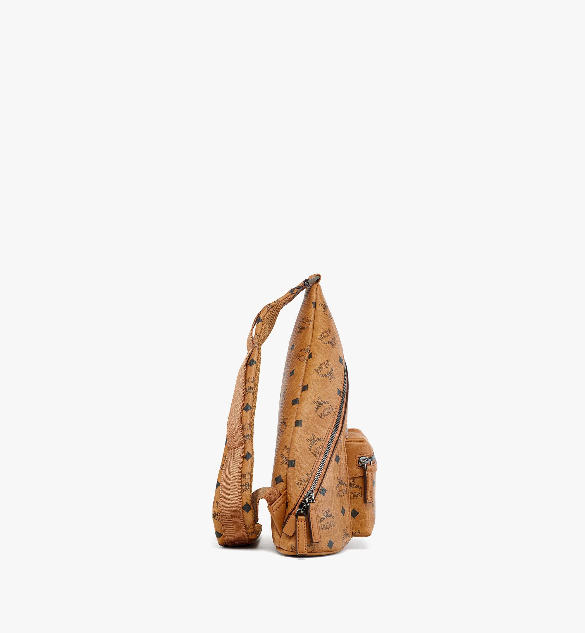 Mini Aren Sling in Visetos Cognac MCM CA