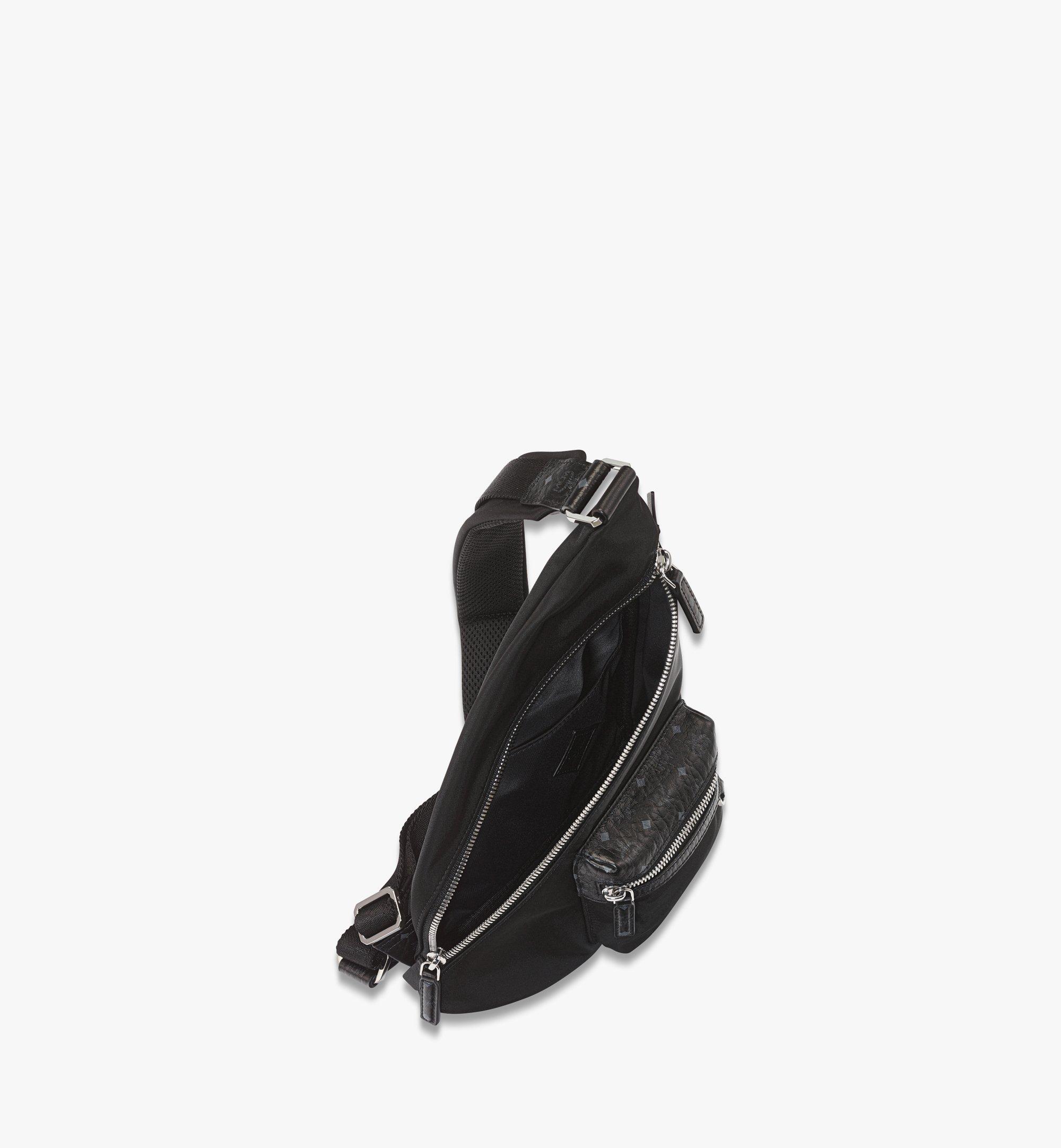 MCM Aren Sling in Recycled Nylon Black MMLFSTA07BK001 Alternate View 2