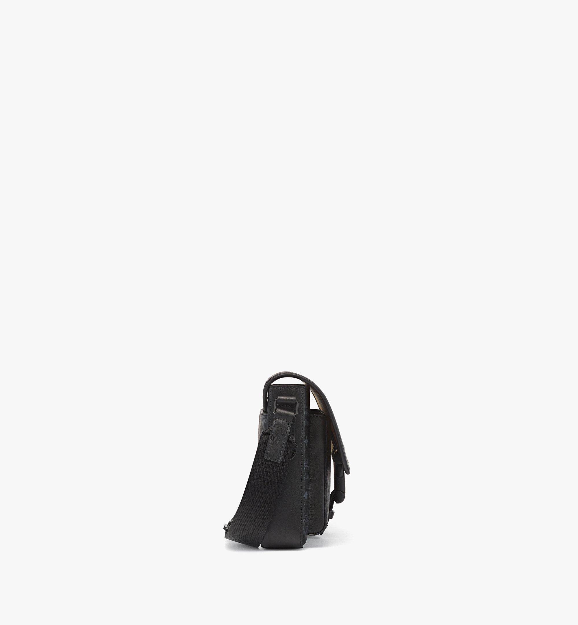 Small Klassik Messenger Bag in Visetos Black