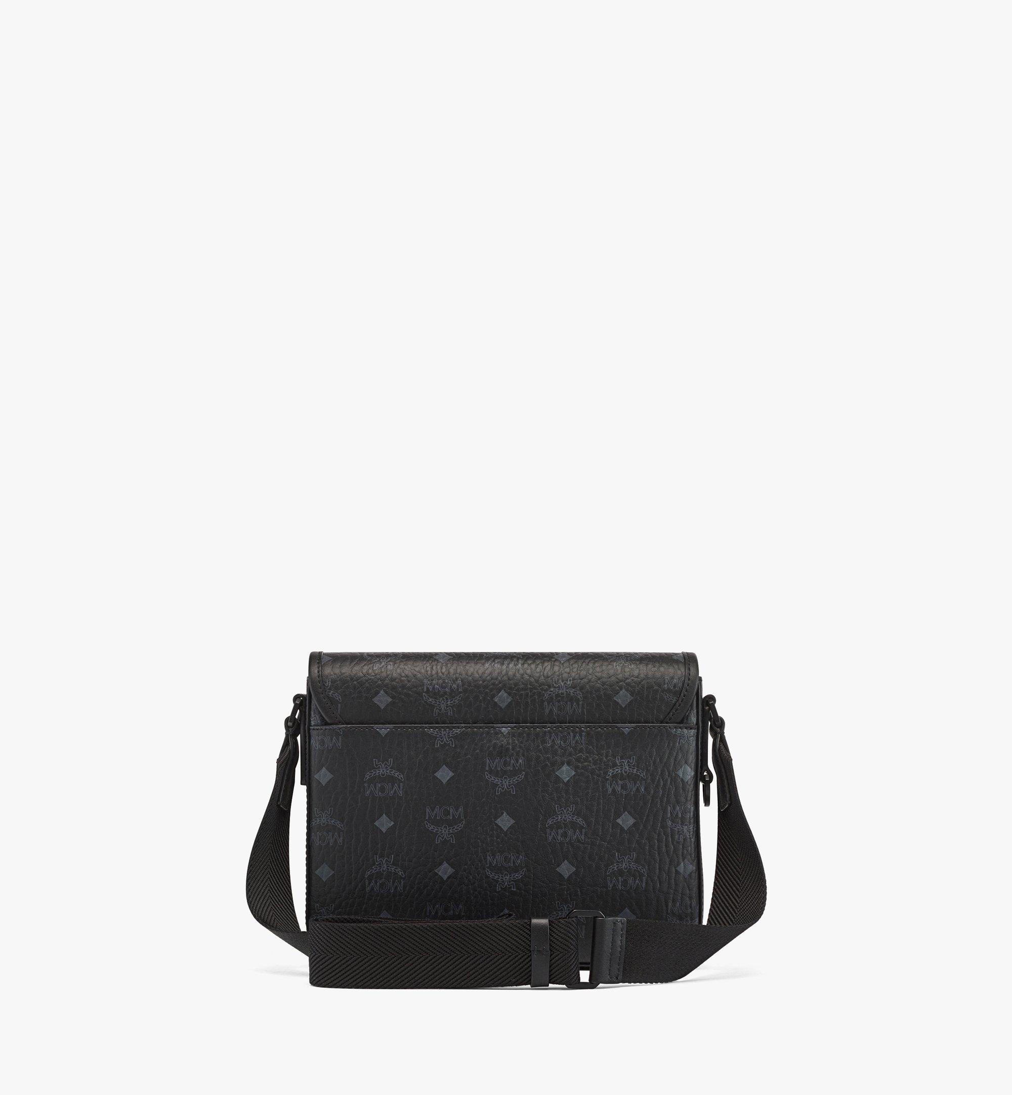 Small Klassik Messenger in Visetos Black | MCM ®US