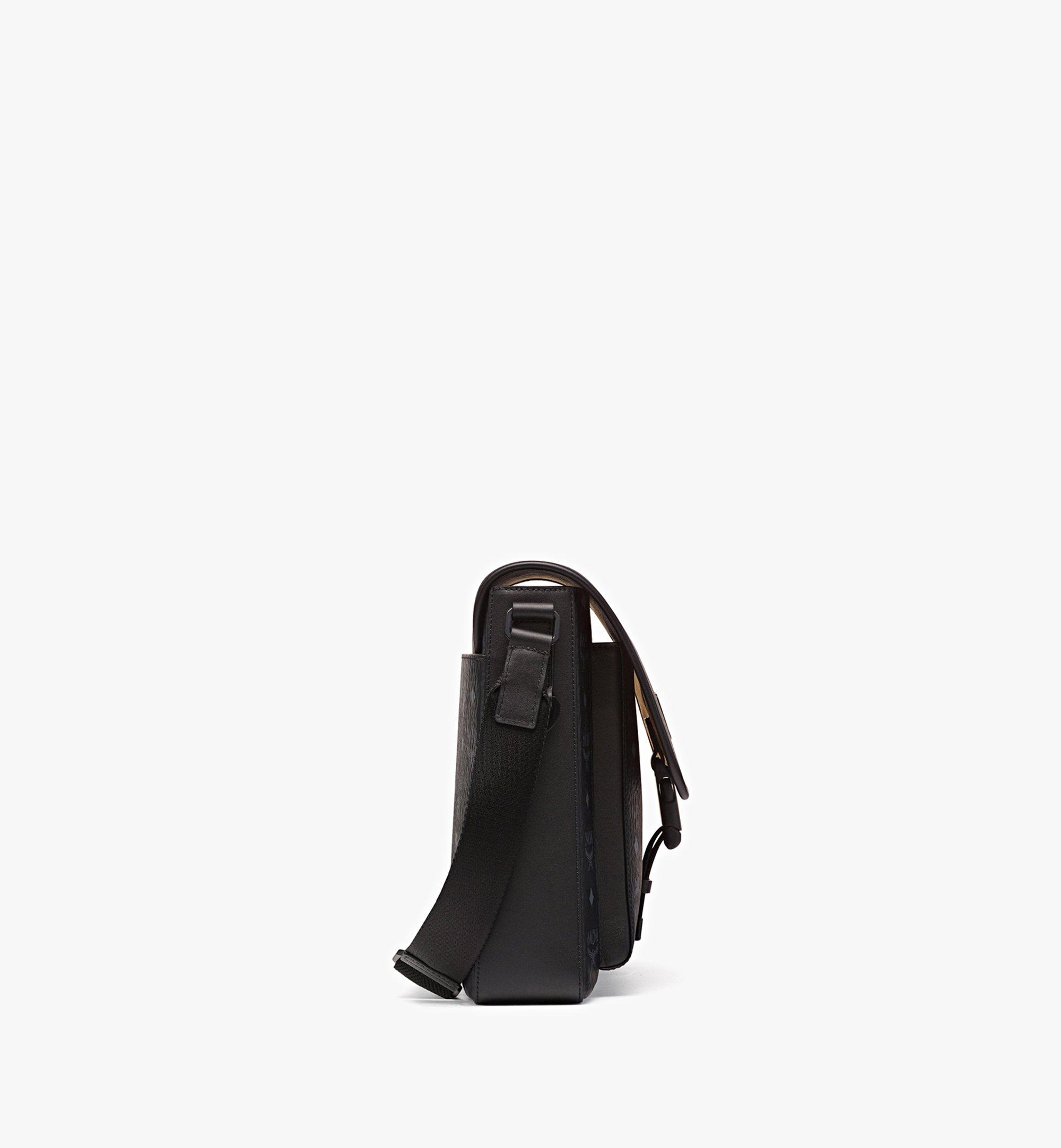 MCM: shoulder bag for man - Black  Mcm shoulder bag MMMCAKK02 online at