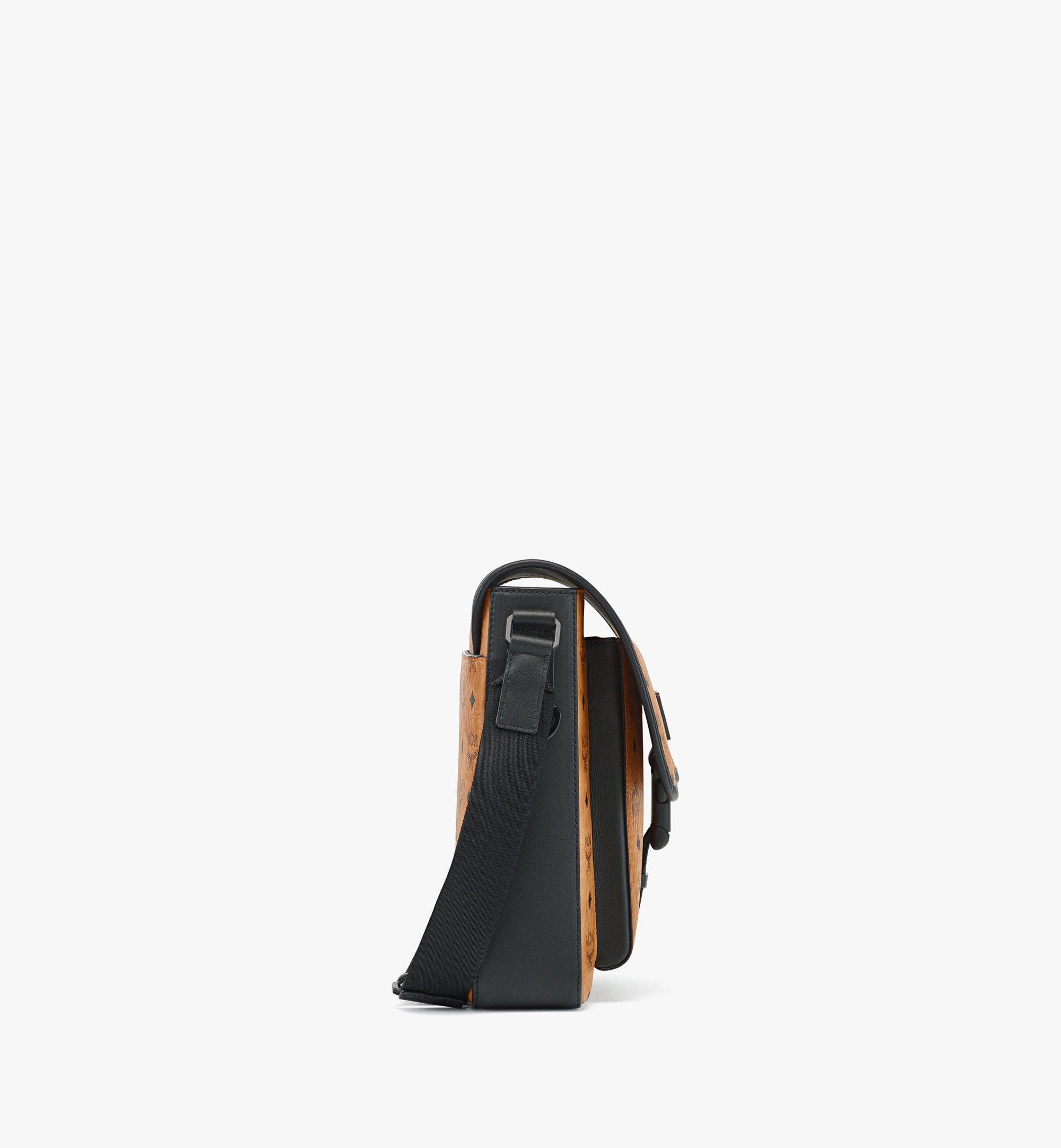MCM Klassik Messenger in Visetos Cognac MMMCAKK02CO001 Alternate View 1