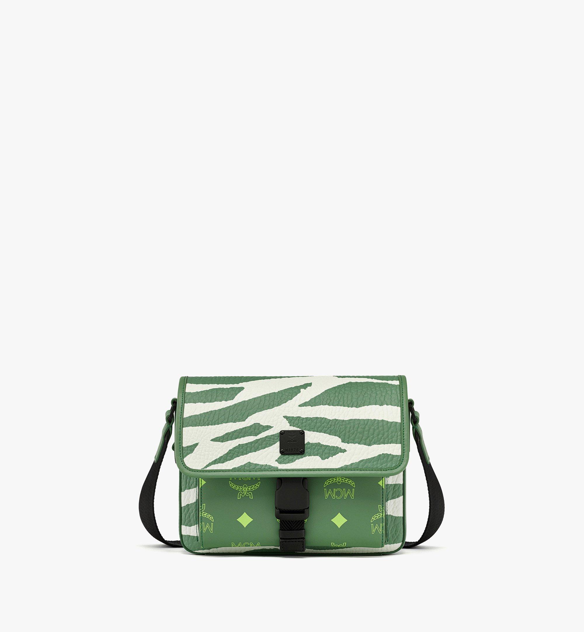 Klassik Messenger-Tasche in Meta Safari Visetos