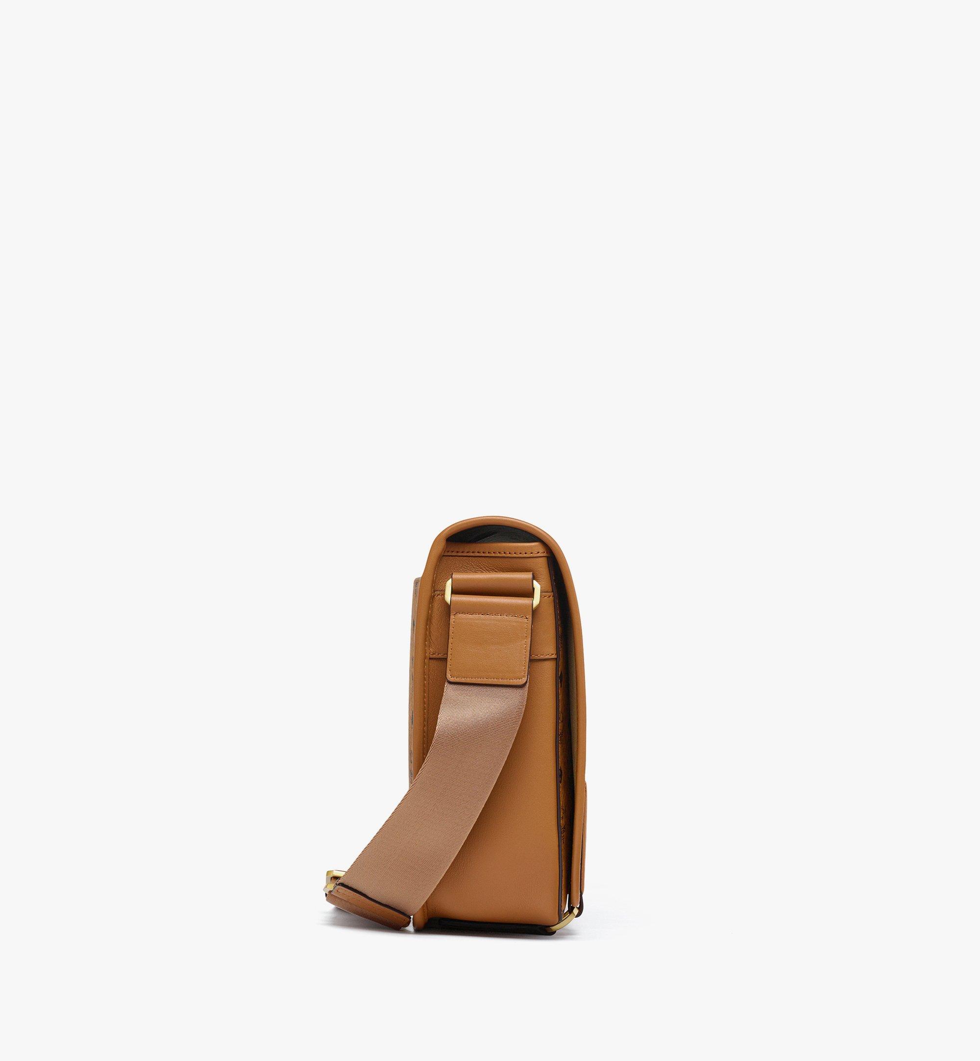 MCM Aren Messenger Bag in Visetos Cognac MMMEATA01CO001 Alternate View 1