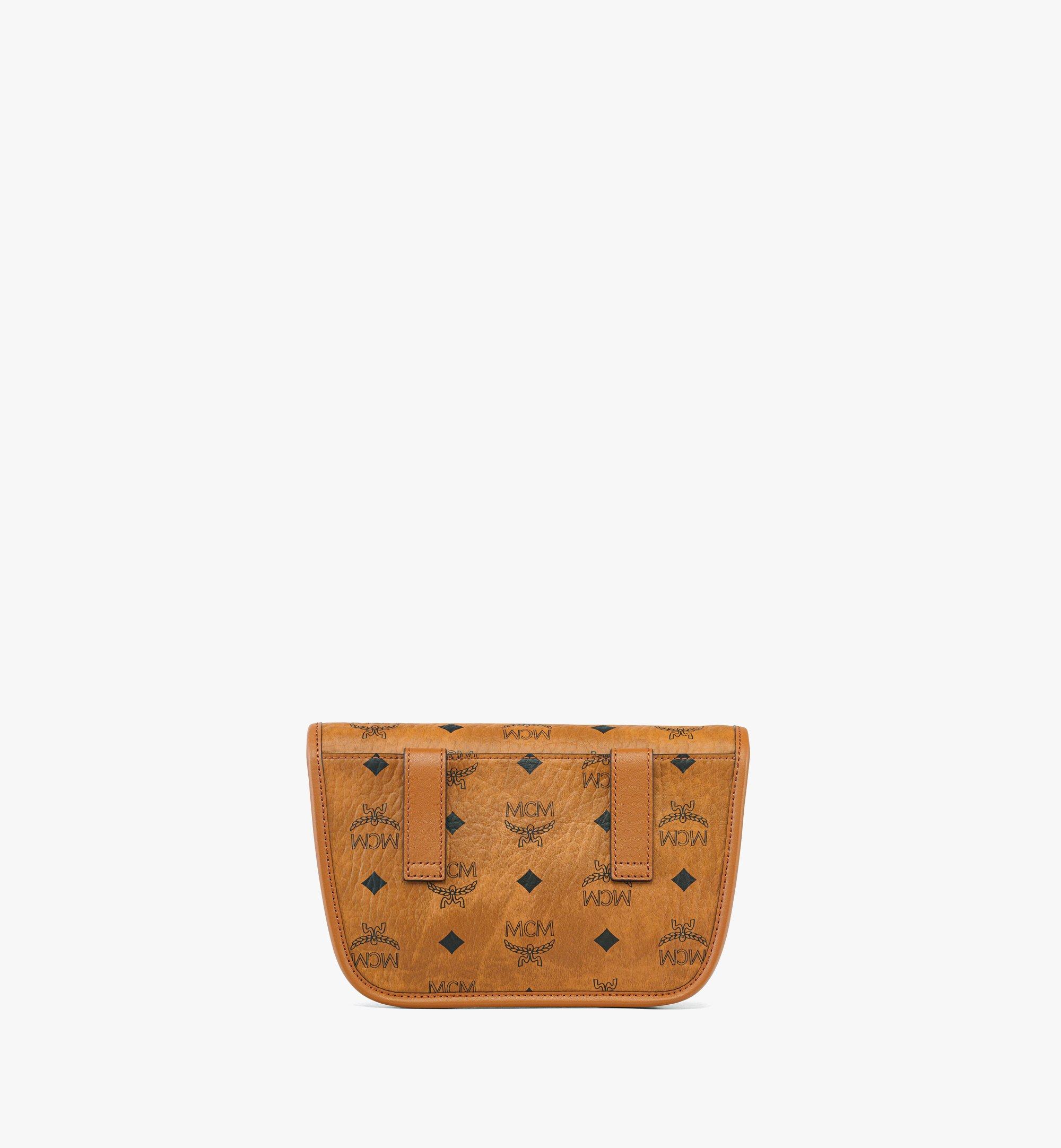 MCM Aren Messenger Bag in Visetos Cognac MMMEATA02CO001 Alternate View 3